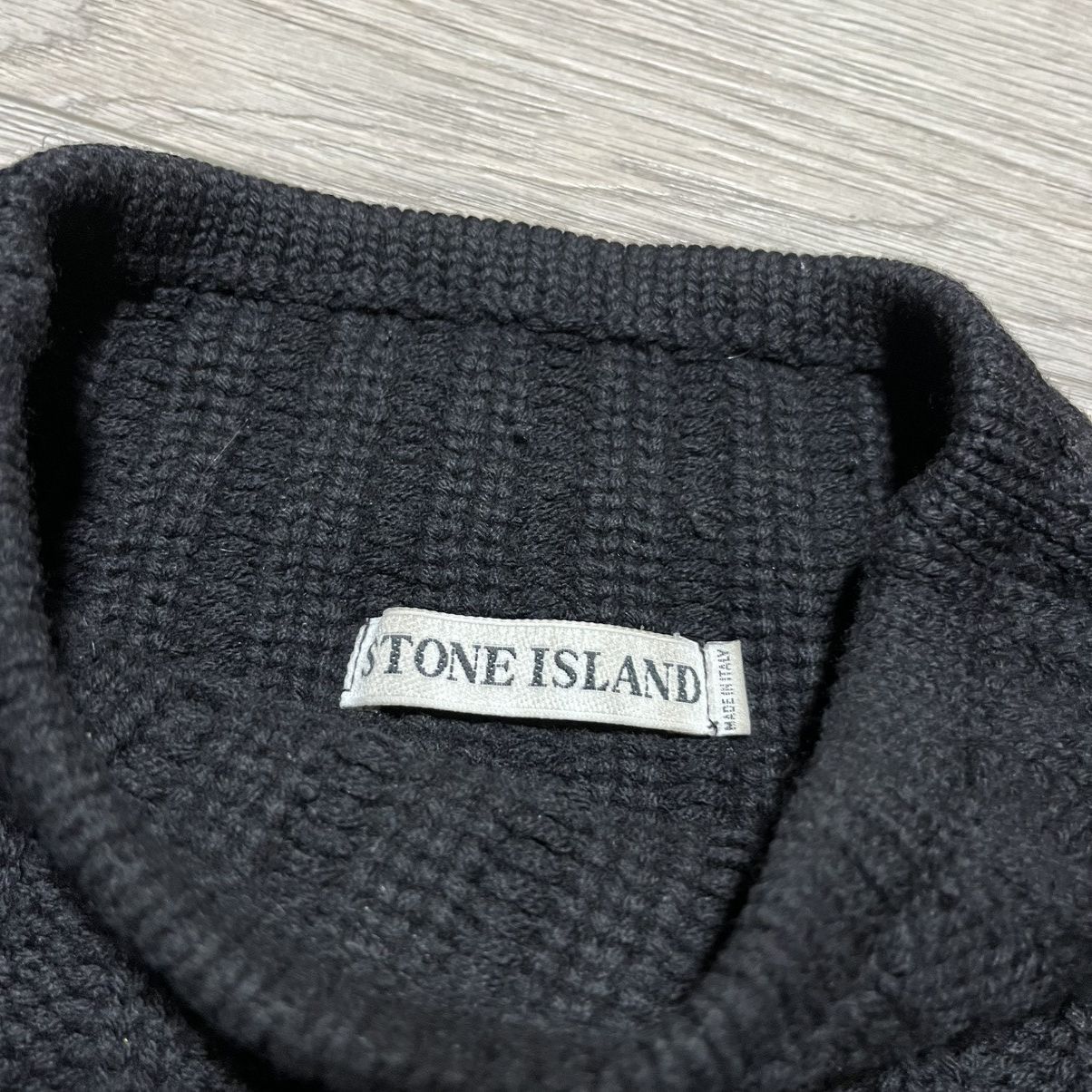 Stone Island Stone Island Vintage Rare Knitted Sweater XL size Black Size US XL / EU 56 / 4 - 5 Thumbnail