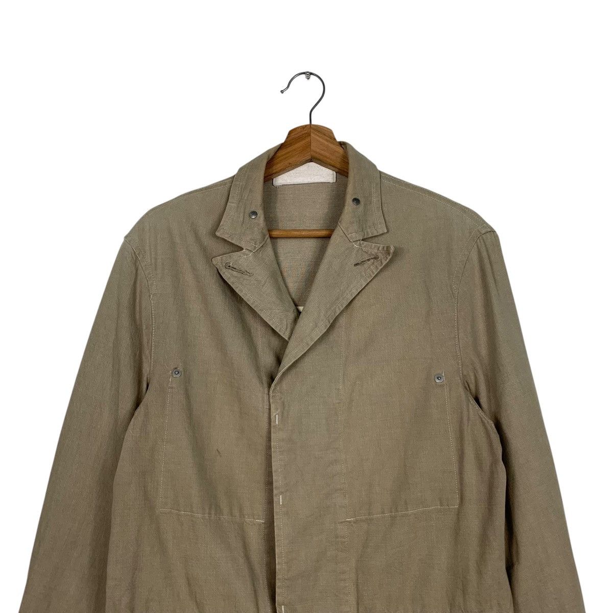Japanese Brand VIOLET BUFFALO WALLOWS Hidden Button Casual Jacket #1844-C80 Size US L / EU 52-54 / 3 - 2 Thumbnail
