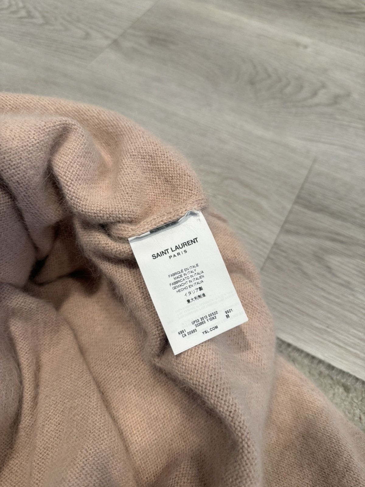 Saint Laurent Paris s/s 2013 wool mohair cardigan!! Size US M / EU 48-50 / 2 - 7 Thumbnail