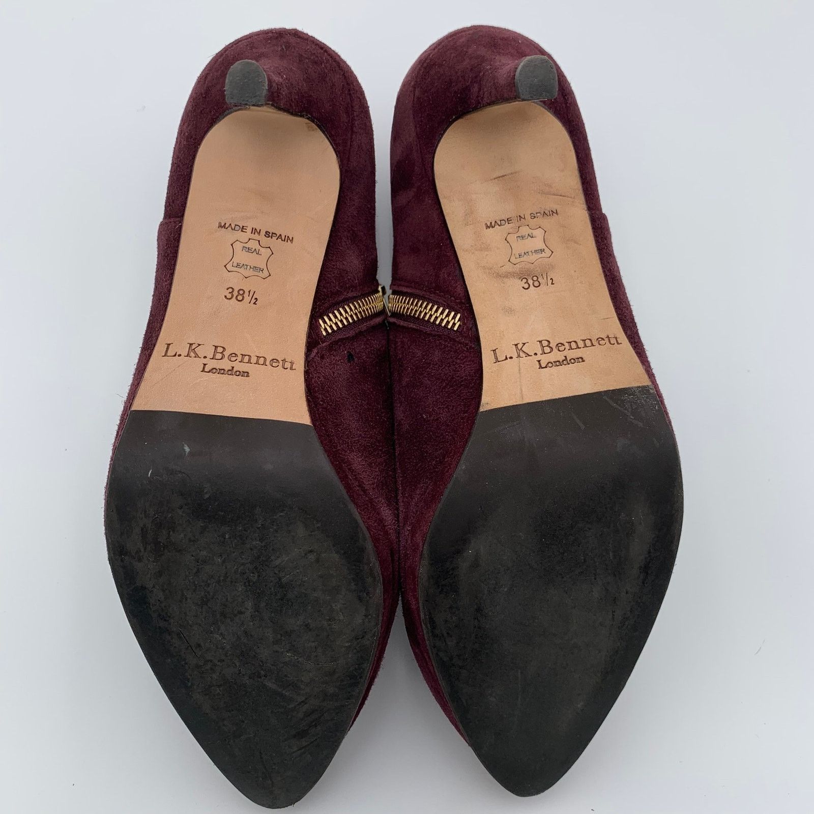 LK Bennett L.K. Bennett Doris Suede Pumps Size 8 Burgundy Ankle Boots Size US 8 / IT 38 - 11 Thumbnail