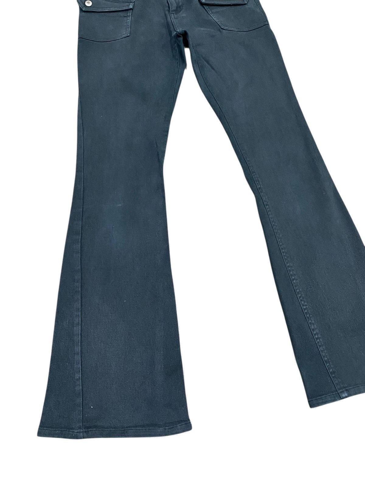 Japanese Brand Jouer aux echecs spiral tornado mart flare pants / jeans Size US 30 / EU 46 - 4 Thumbnail