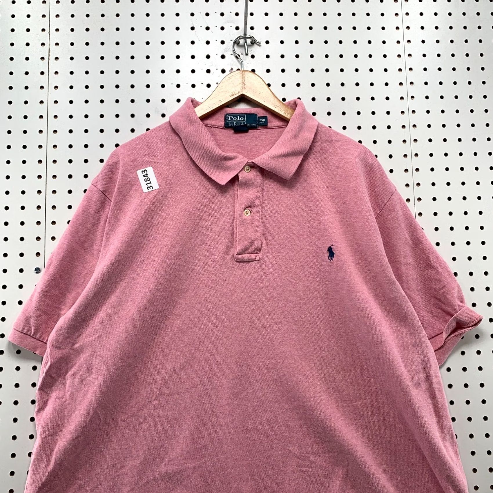 Ralph Lauren Ralph Lauren Shirt Mens Big 2X Pink Polo Collared Men Pony Short Sleeve 5x31 Size US XXL / EU 58 / 5 - 2 Thumbnail