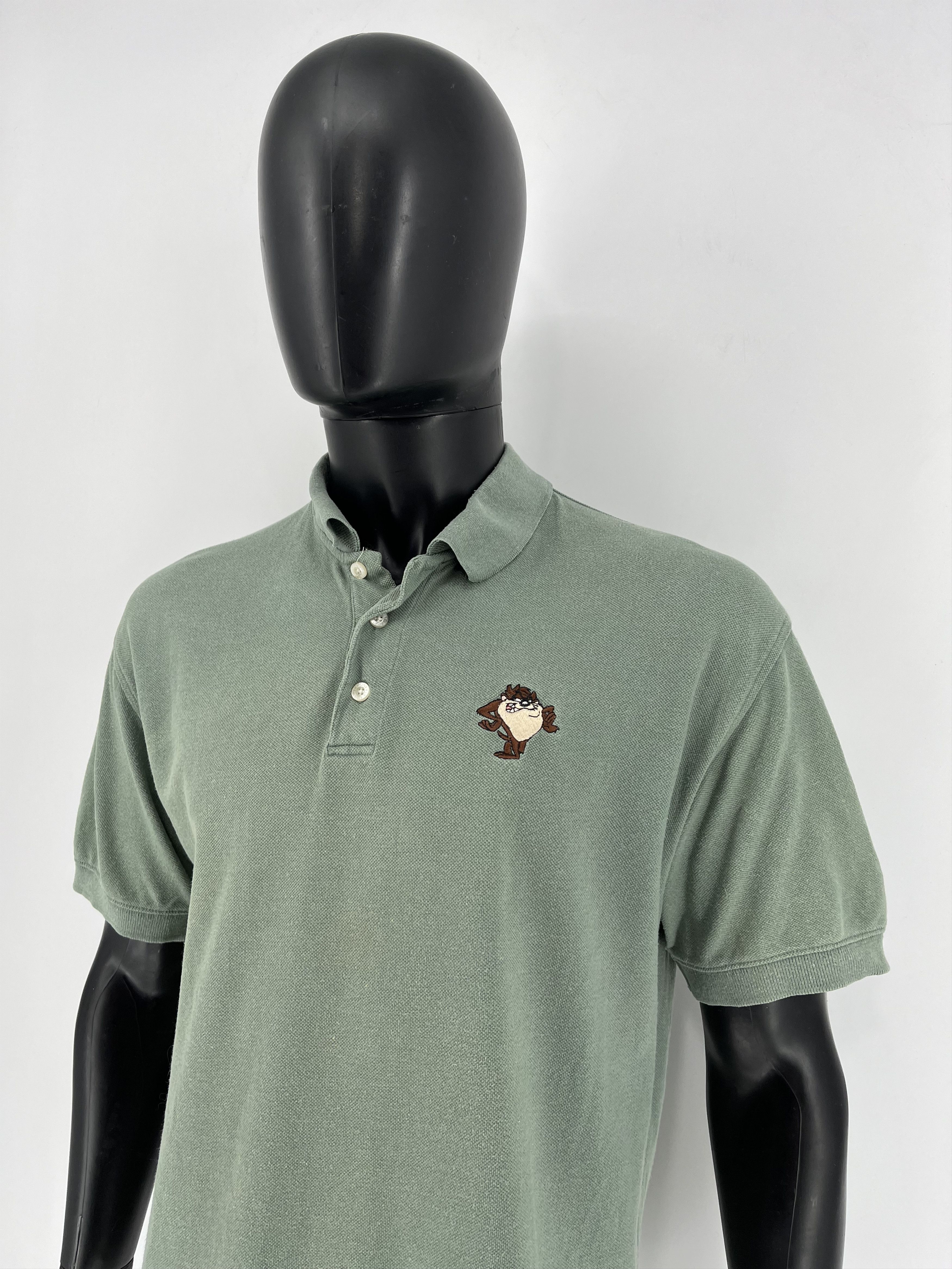 Vintage × Warner Bros Vintage Warner Bros handsome devil Shirt 2000 Polo Mint Size US M / EU 48-50 / 2 - 1 Thumbnail