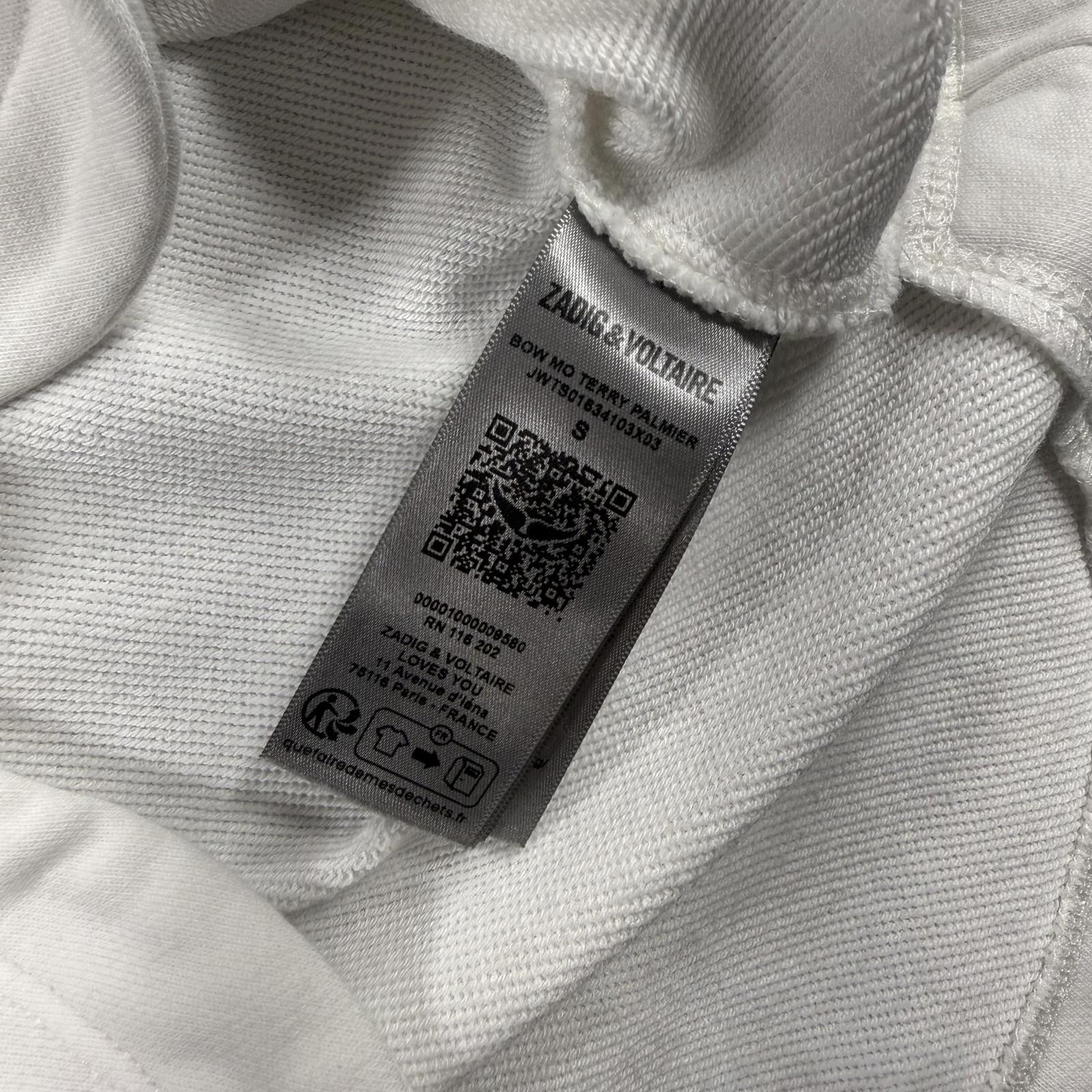 Zadig & Voltaire Zadig & Voltaire Shirt Women's S Bow Mo Terry Palmier Tee Size S / US 4 / IT 40 - 5 Thumbnail