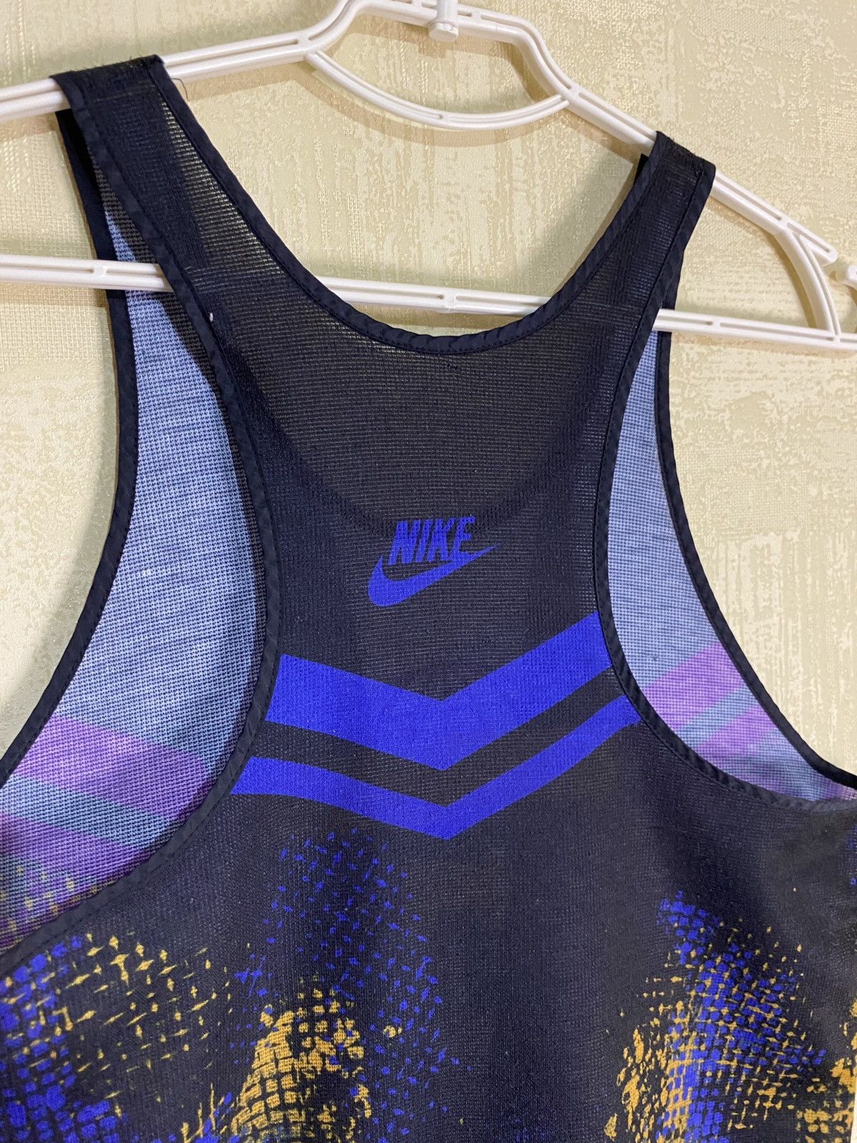Nike × Retrofit × Vintage 90s Vintage Nike International Tank Top Sleeveless Size US S / EU 44-46 / 1 - 5 Thumbnail