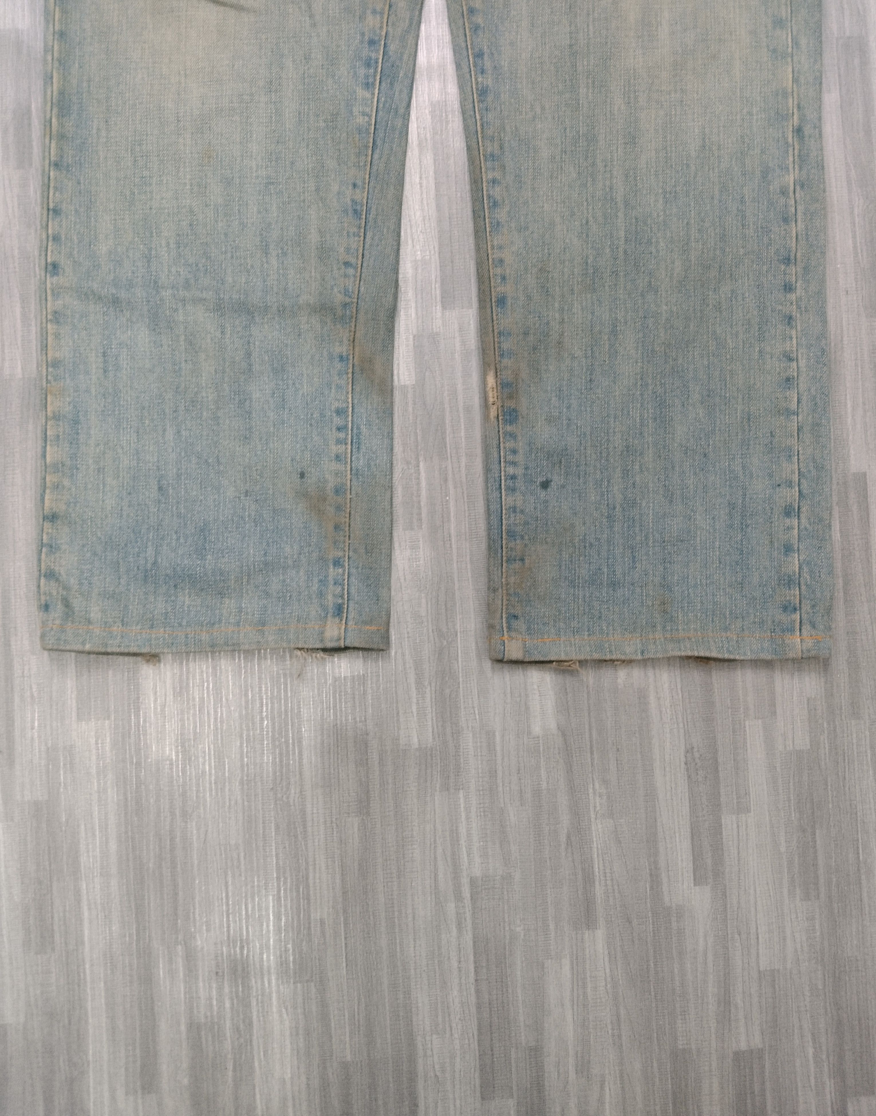 Japanese Brand SiCK SPELLOUT SCENARIO DENIM PANTS Size US 32 / EU 48 - 7 Thumbnail