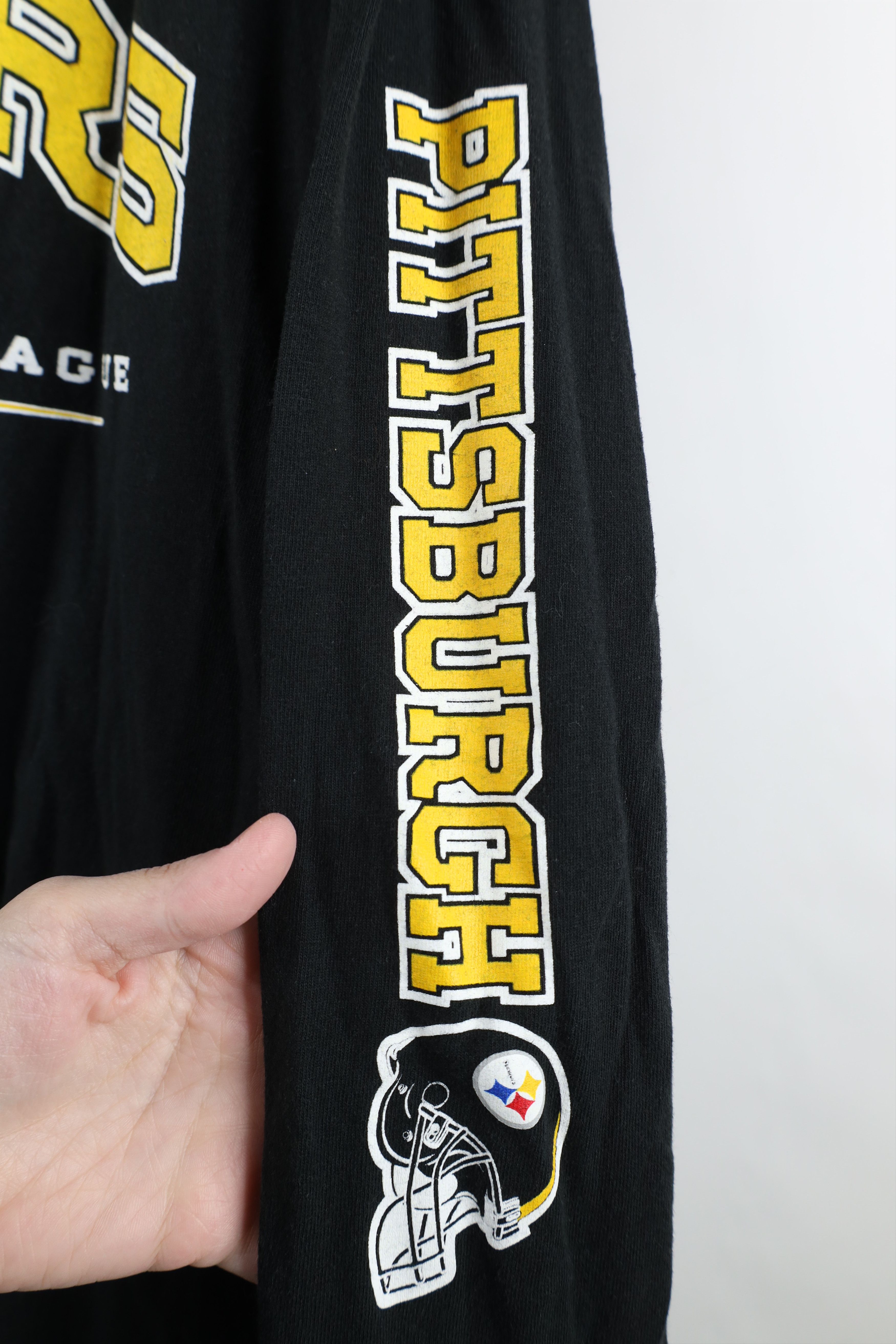 Vintage Vintage Pittsburgh Football Long Sleeve T-Shirt Black Size US M / EU 48-50 / 2 - 4 Thumbnail