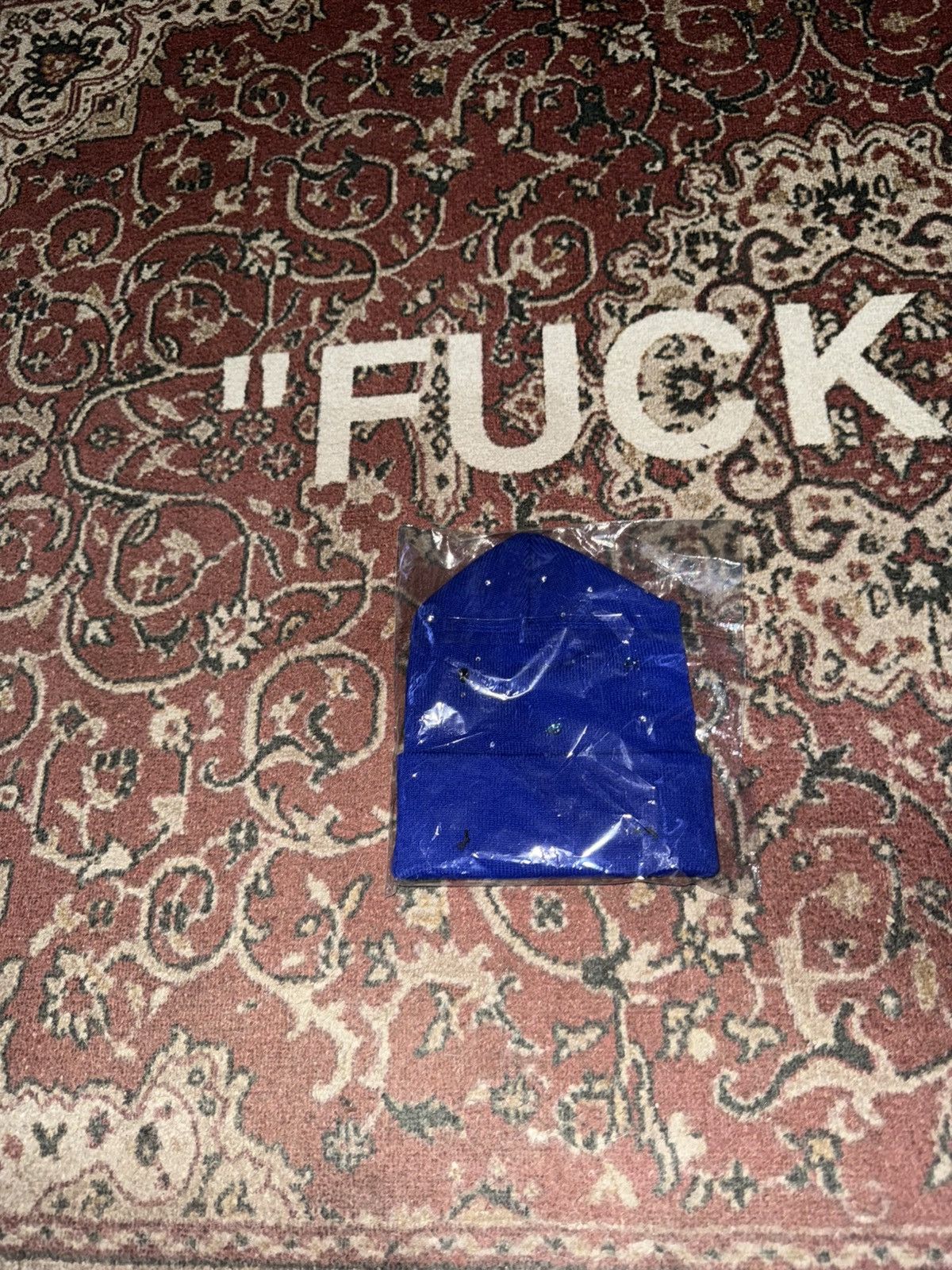 Lil Yachty × Nike LAB ( Life’s A Blur ) Blue Beanie Size ONE SIZE - 4 Thumbnail