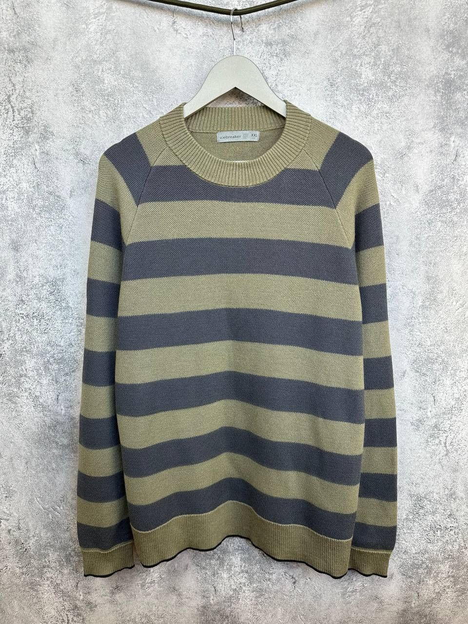 Icebreaker Icebreaker Wool / Lyocell Striped Knit Sweater Crew Size US XXL / EU 58 / 5 - 1 Thumbnail
