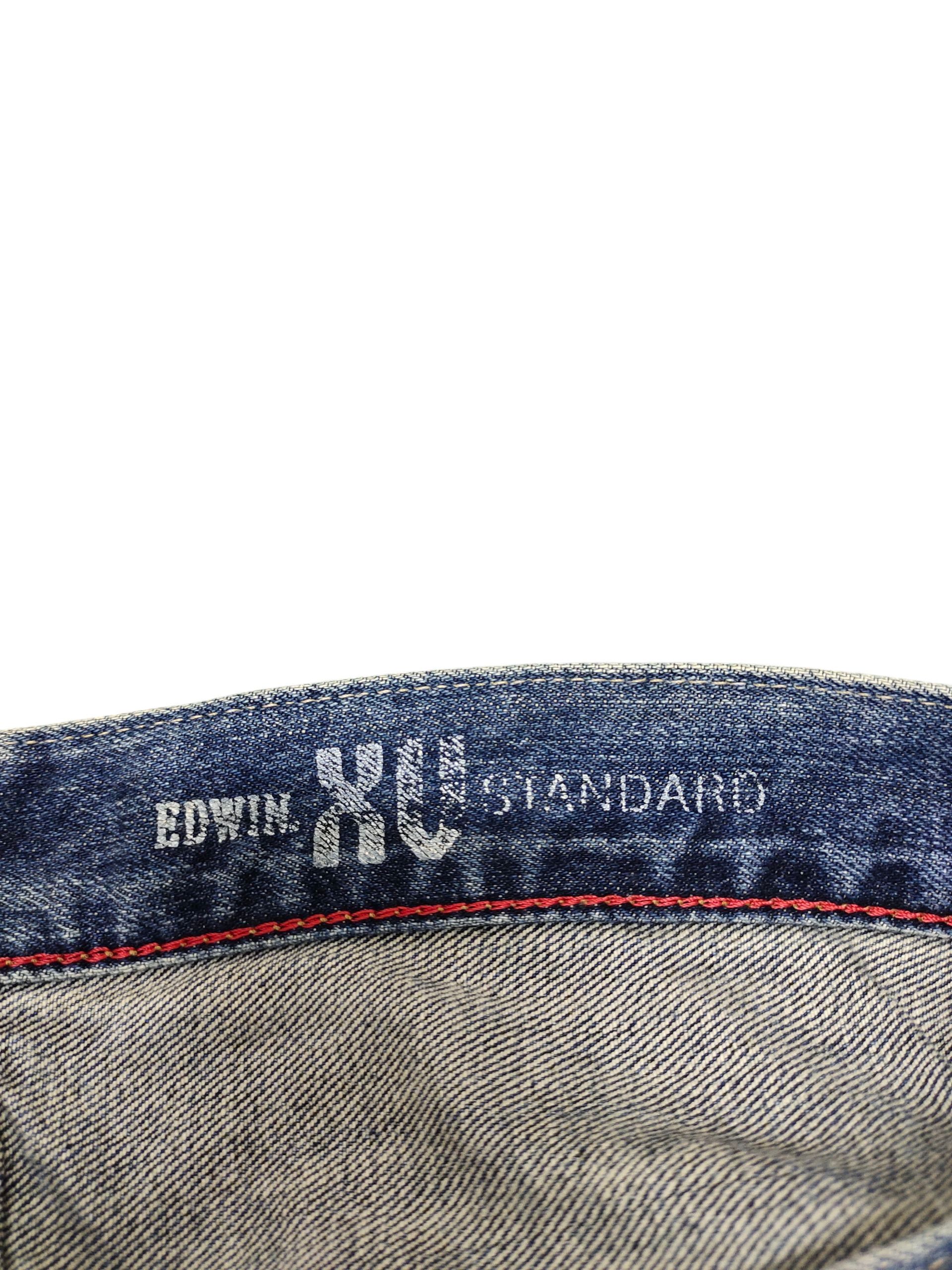 Number (N)ine × Undercover Vintage Edwin Xv Clawmark Distress Faded Denim Jeans Size US 32 / EU 48 - 12 Thumbnail