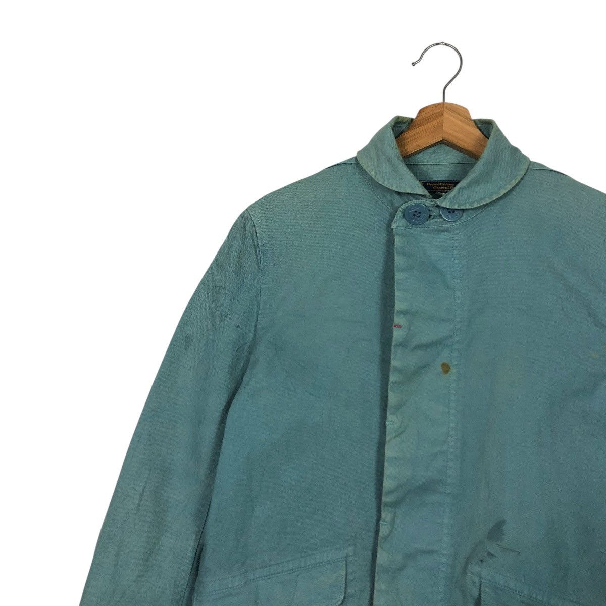 Vintage 🔥VINTAGE CHORE WORK MILITARY SHAWL COLLAR OCEAN UNION Size US S / EU 44-46 / 1 - 9 Thumbnail