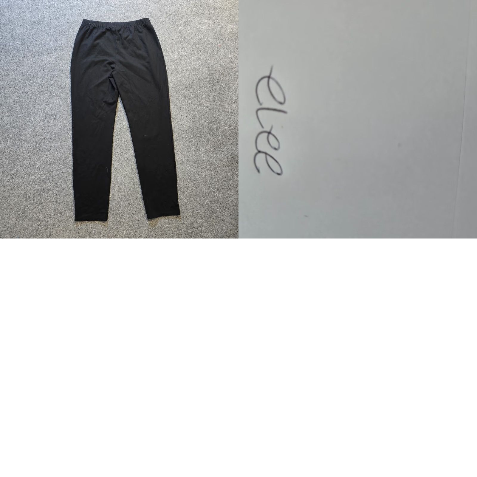 Vintage Garnet Hill Pants Women Size S Black Skinny Leggings Pull On Stretch Capsule Size 28" / US 6 / IT 42 - 8 Thumbnail