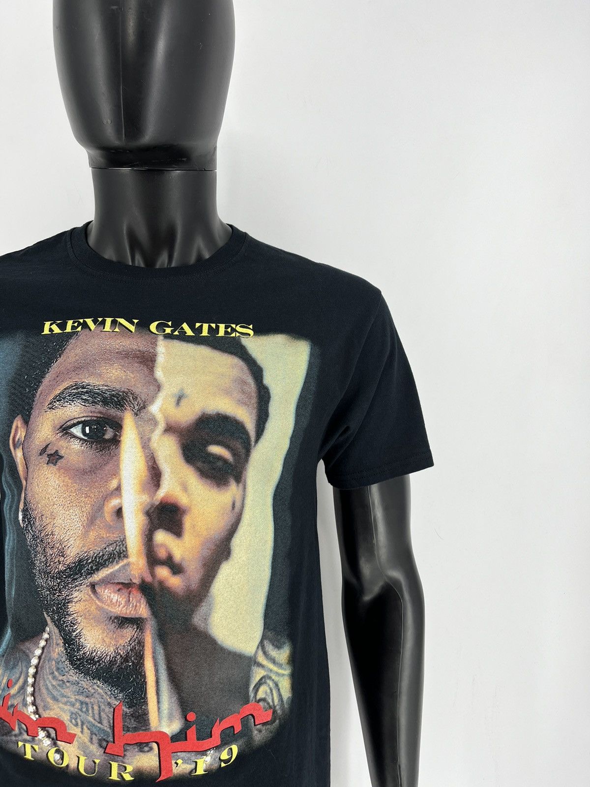 Band Tees Vintage Kevin Gates 2019 Tour Rap Tee Black Shirt Size M Size US M / EU 48-50 / 2 - 7 Thumbnail