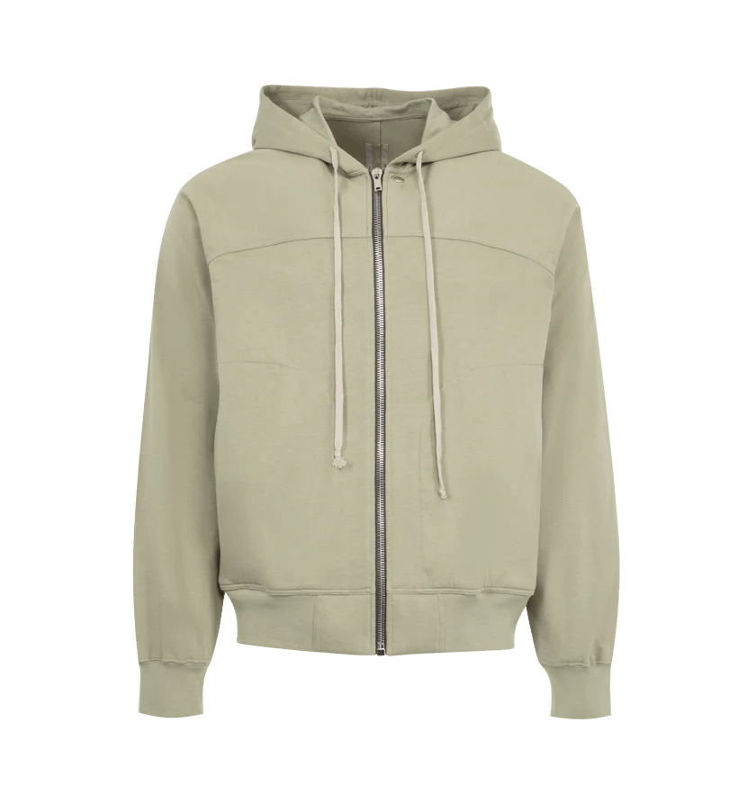 Rick Owens o1h1sh11225 Windbreaker Hooded Sweatshirt in Grey Size US M / EU 48-50 / 2 - 1 Thumbnail