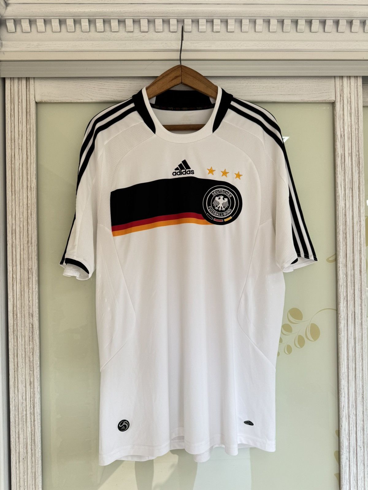 Adidas Vintage Germany 2008-2009 Home Soccer Jersey Football Kit Size US XL / EU 56 / 4 - 1 Thumbnail