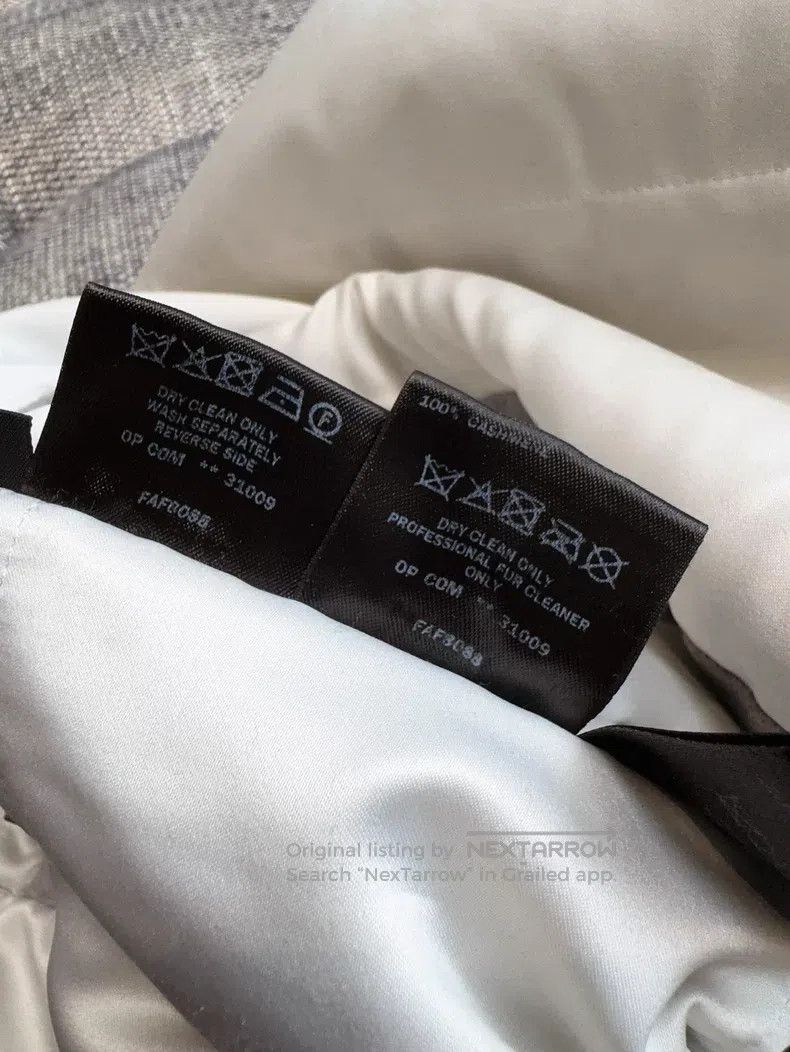 Loro Piana Loro Piana Fur Collar, Grey Wool Cotton Coat Jacket Size XS / US 0-2 / IT 36-38 - 9 Thumbnail