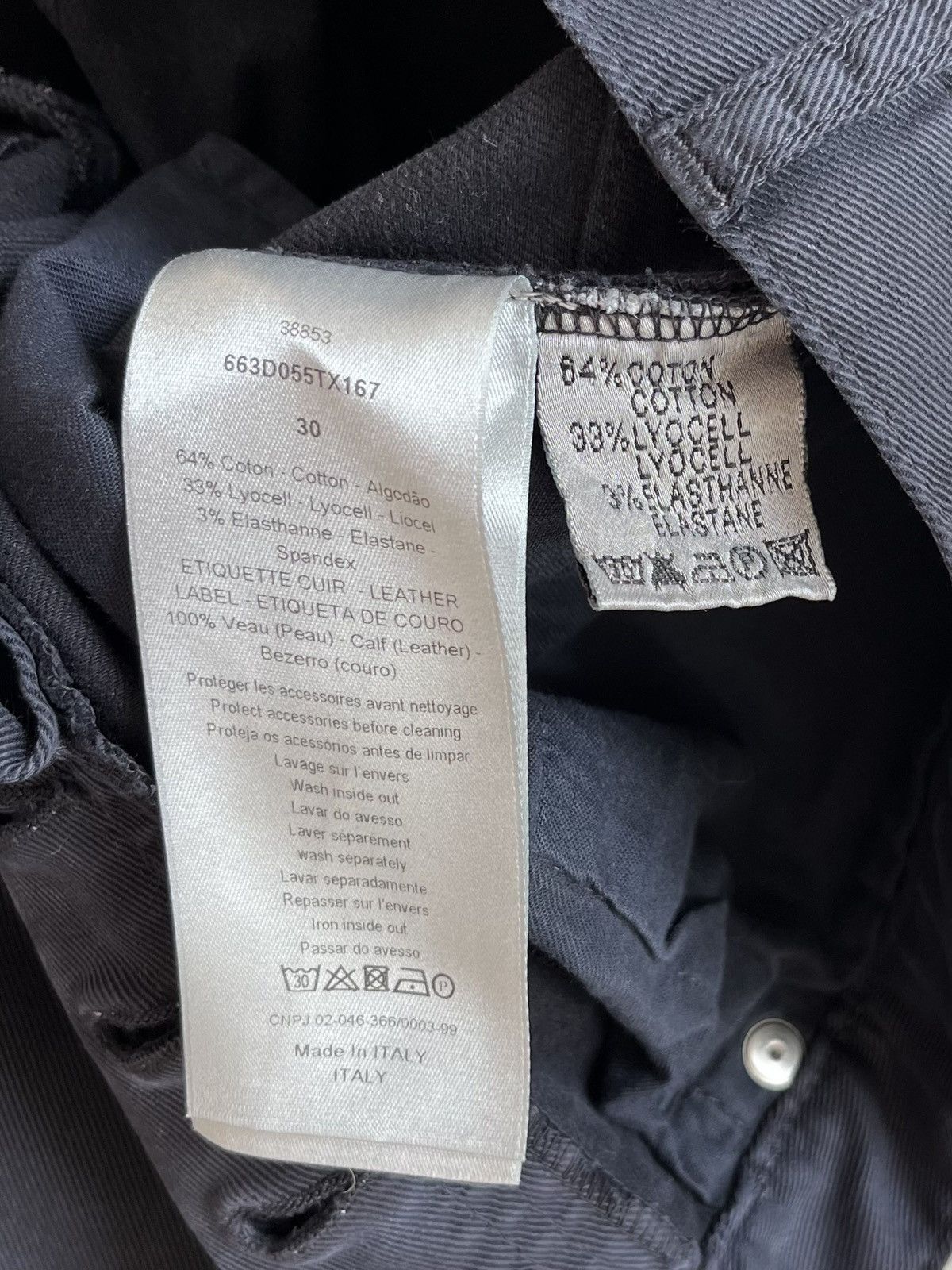 Dior dior homme ss16 blue cargo zipper denim Size US 30 / EU 46 - 11 Thumbnail