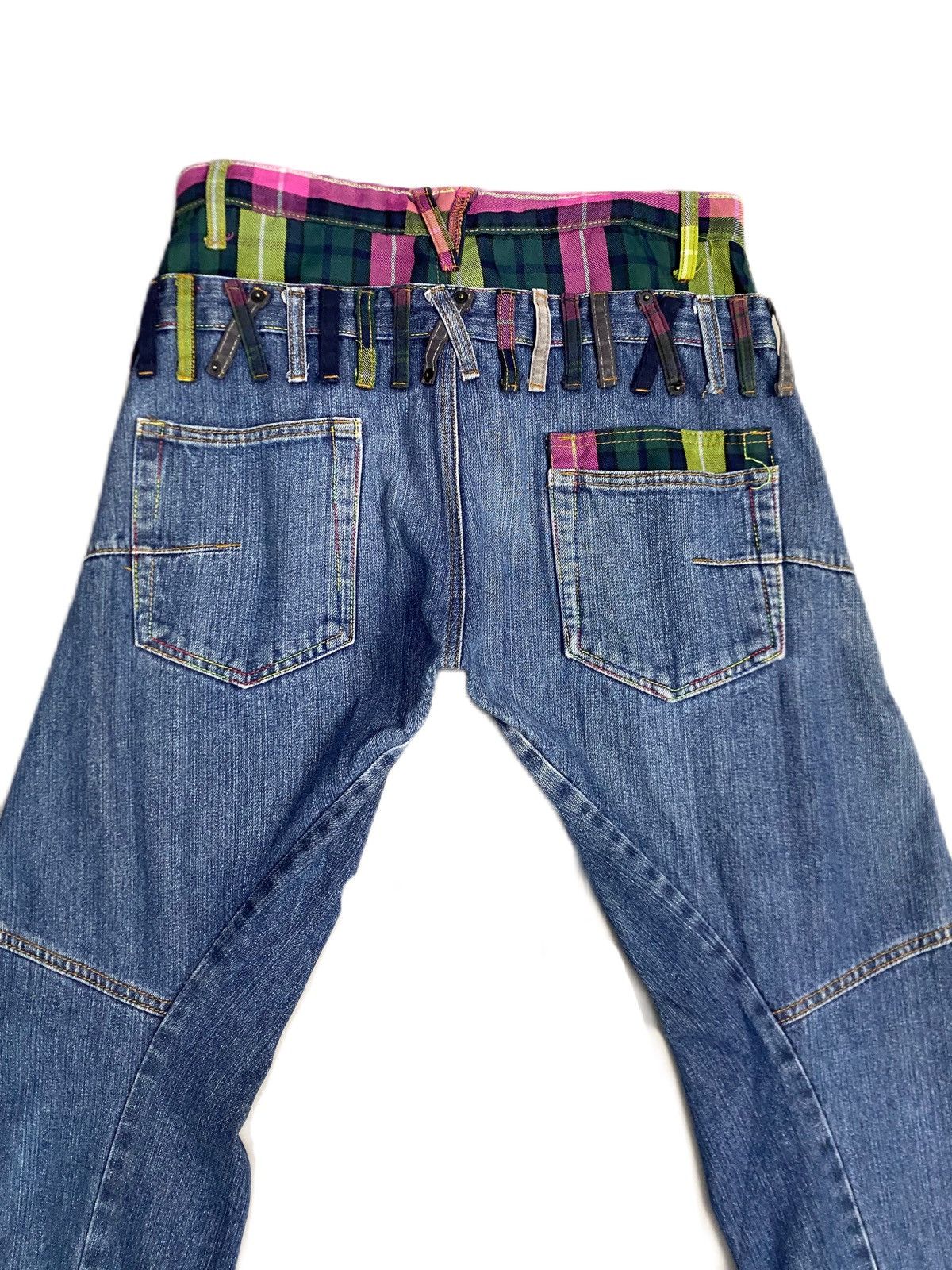 If Six Was Nine × Japanese Brand × PPFM JAPAN BRAND DOUBLE WAIST ASYMMETRICAL DESIGN SEDITIONARIES Size US 32 / EU 48 - 6 Thumbnail