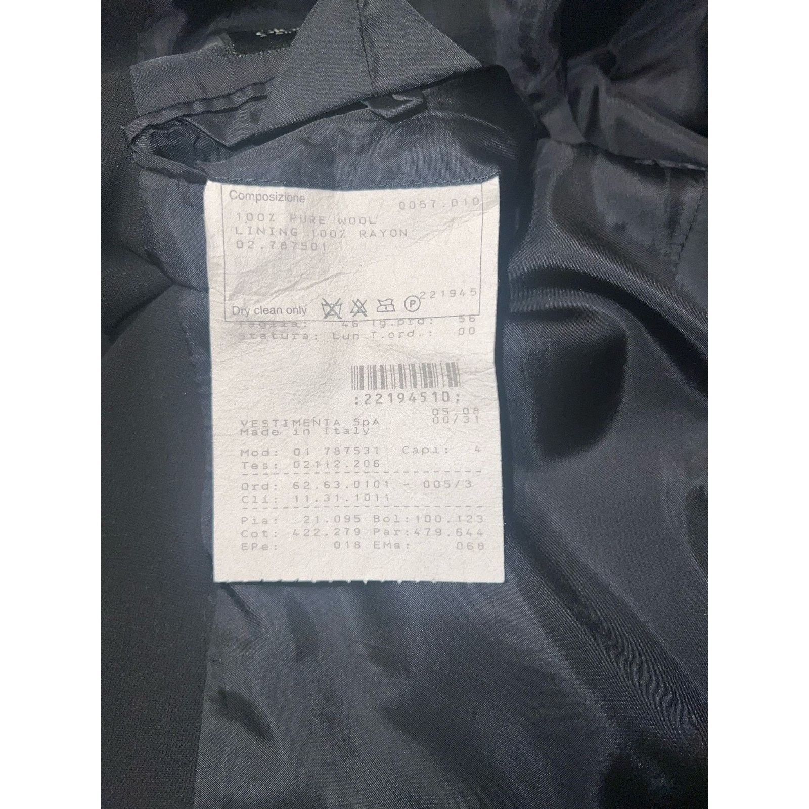 Giorgio Armani Armani Collezioni 3bt Gray Blazer 46L US/56L EU Size 46L - 7 Thumbnail