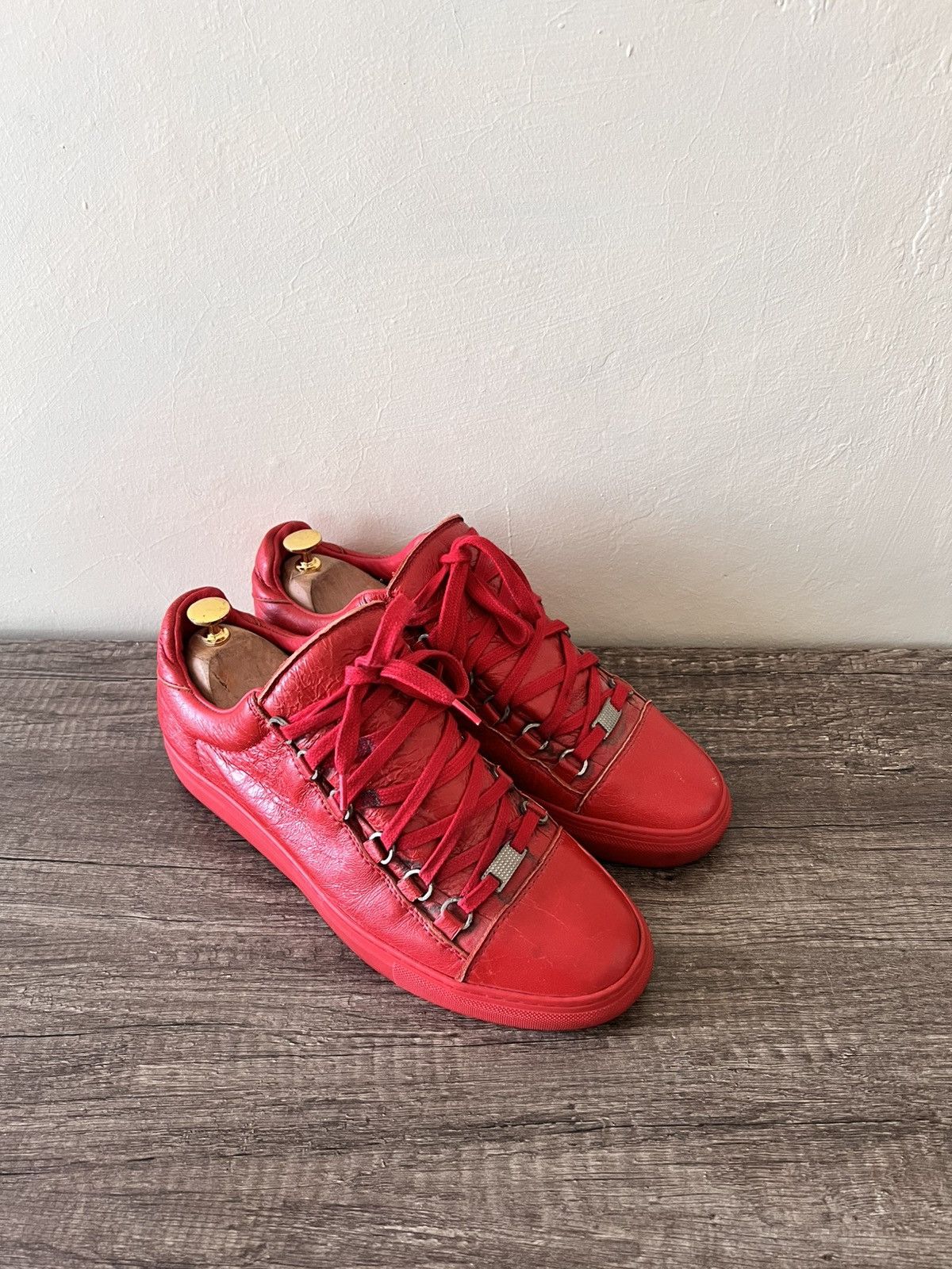 Balenciaga BALENCIAGA ARENA LOW SNEAKERS Size US 8 / EU 41 - 4 Thumbnail