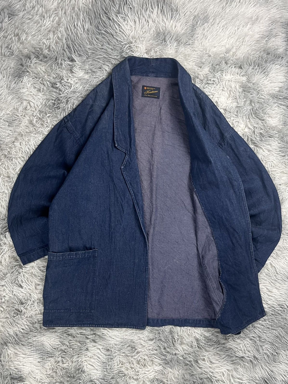 Japanese Brand Vintage Kastane Open Denim Jacket Size US S / EU 44-46 / 1 - 7 Thumbnail