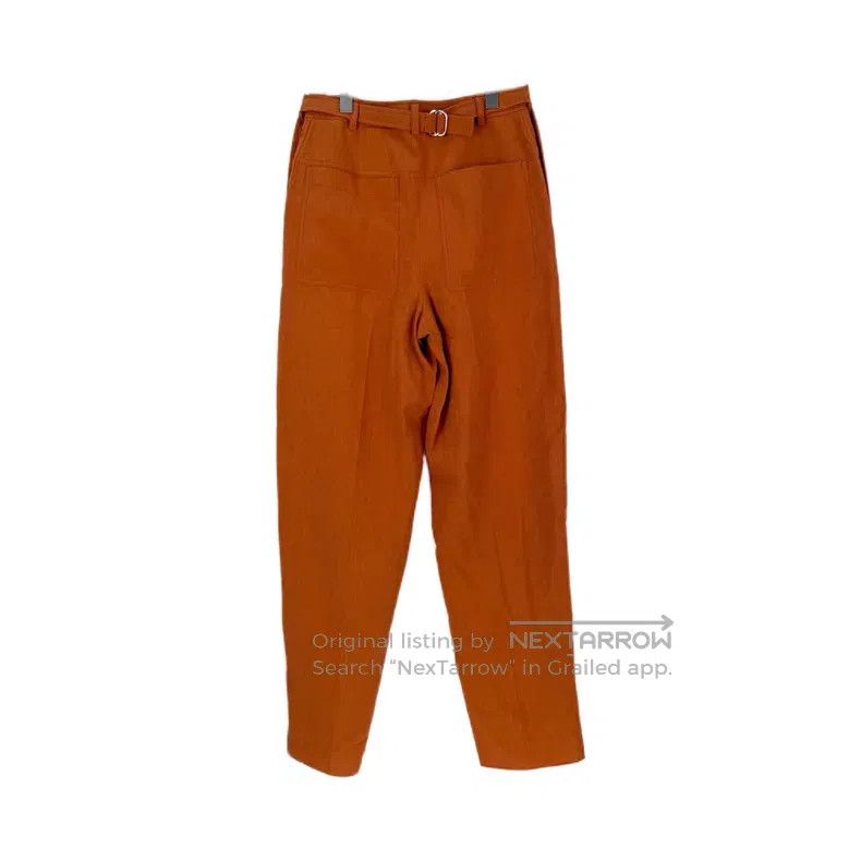 Hermes Hermes Orange Linen Pants Size 24" / US 00 / IT 34 - 2 Thumbnail