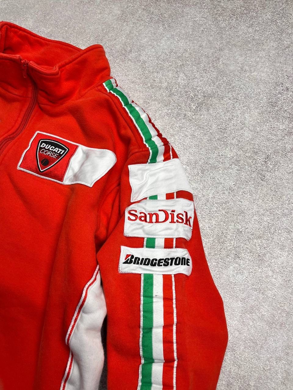 Ducati Vintage Ducati Corse Racing F-1 Quarter Zip Sweatshirt Y2K Size US XL / EU 56 / 4 - 7 Thumbnail