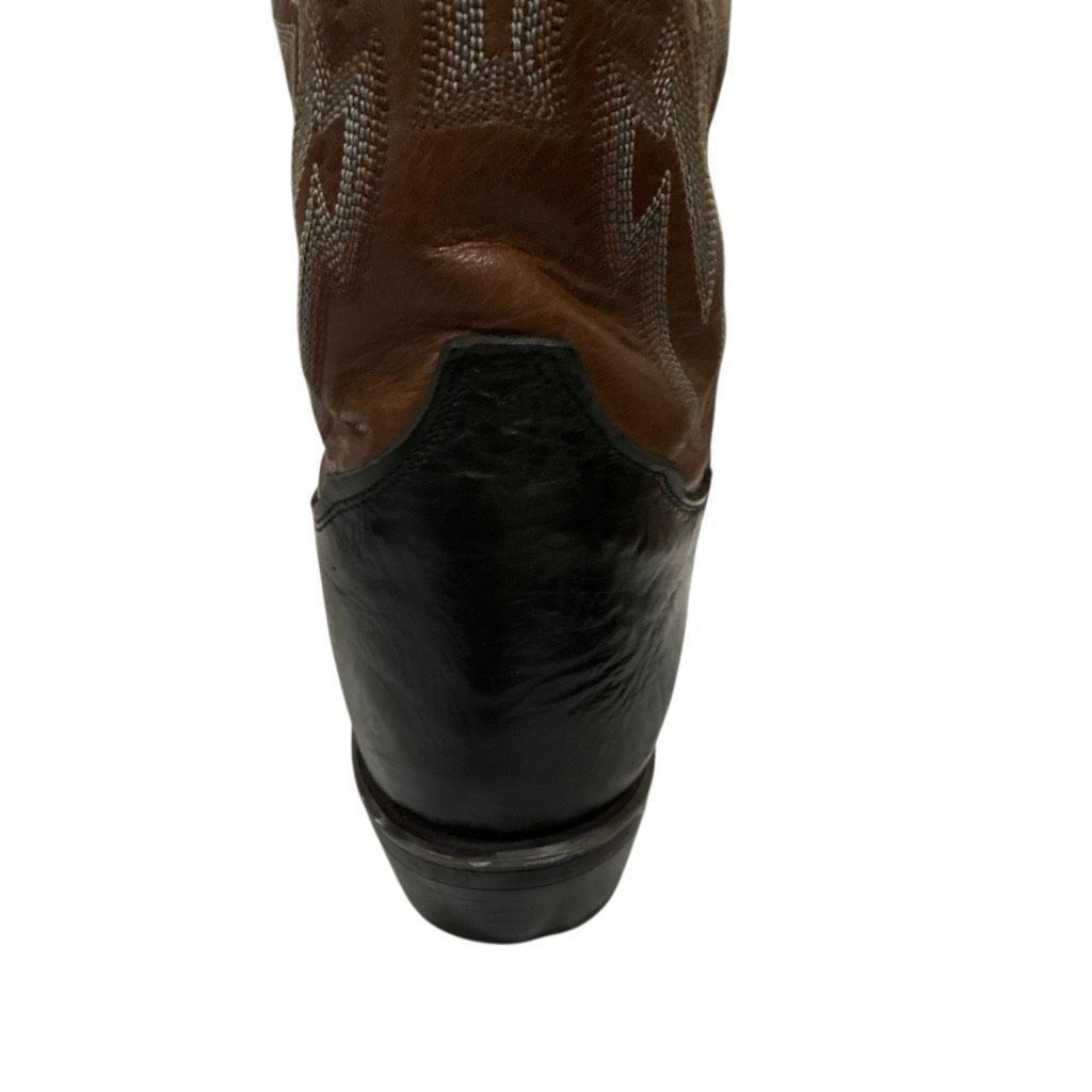 Tony Lama Tony Lama Fernando 12" Western Cowboy Boots Black Brown Leat Size US 10 / EU 43 - 9 Thumbnail