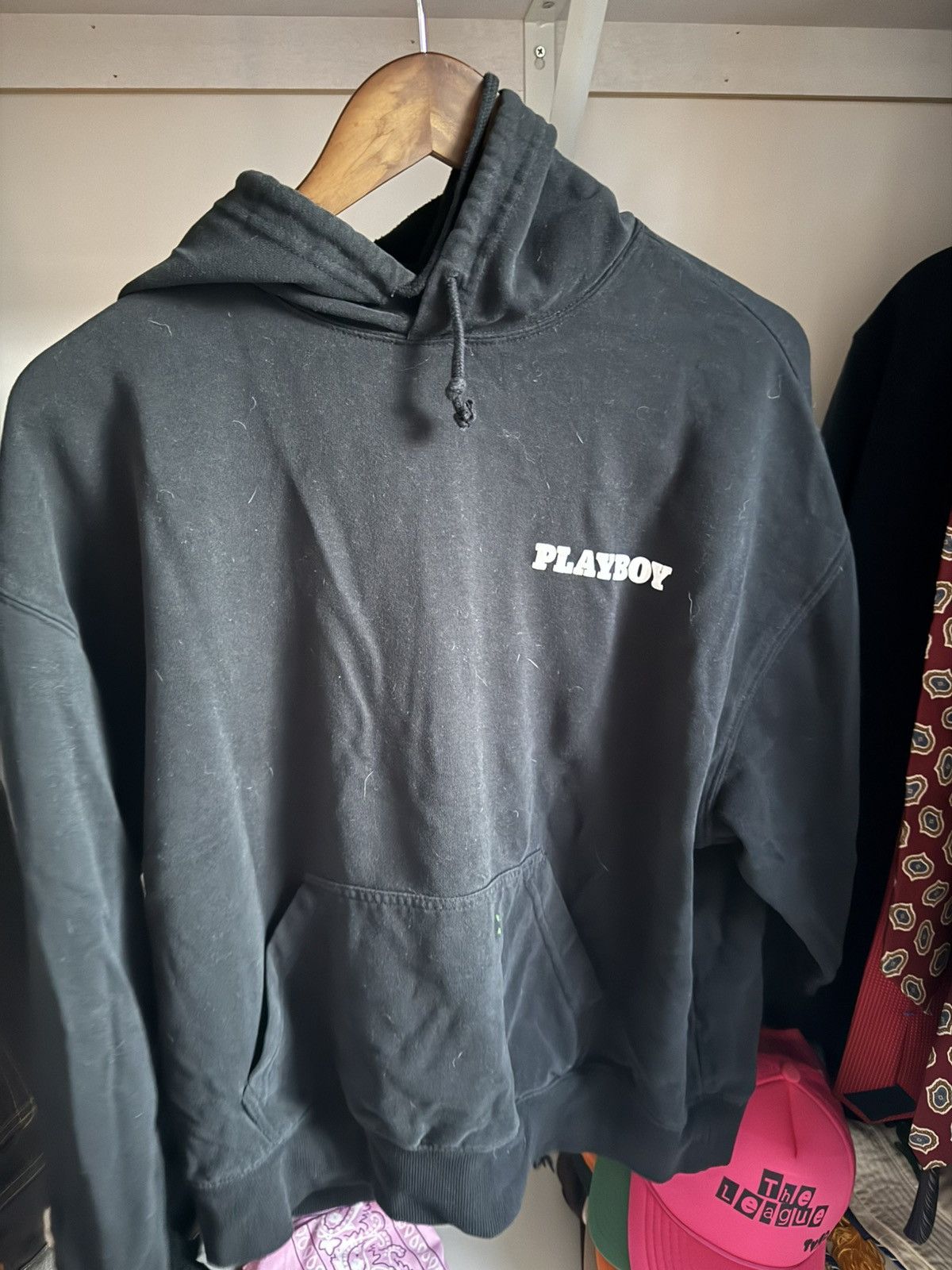 Playboy Black Playboy Hoodie Size US S / EU 44-46 / 1 - 1 Thumbnail
