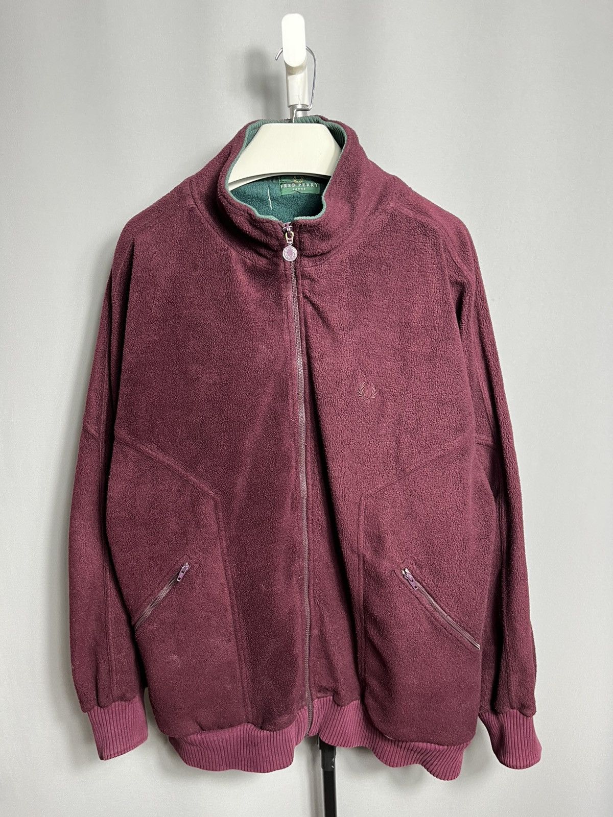 Fred Perry Fred Perry Vintage 80s full zip fleece rare mens long sleeve Size US L / EU 52-54 / 3 - 1 Thumbnail