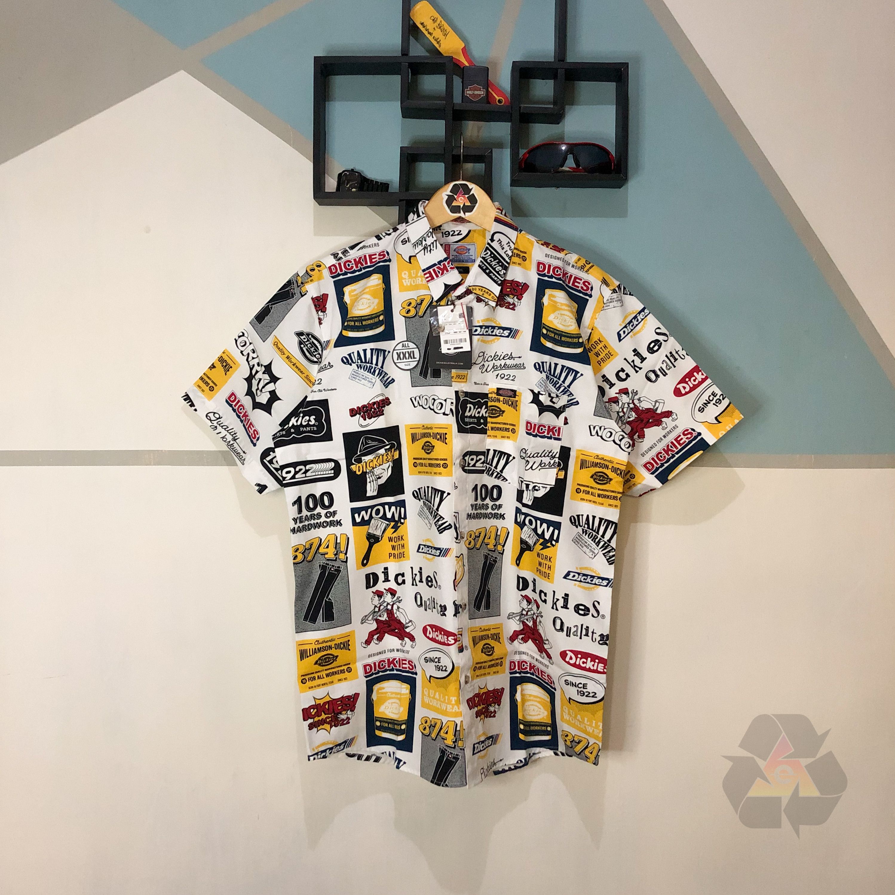 Dickies RARE Dickies Montana Short Sleeve Reg Fit Shirt Dead Stock Size US XL / EU 56 / 4 - 2 Thumbnail
