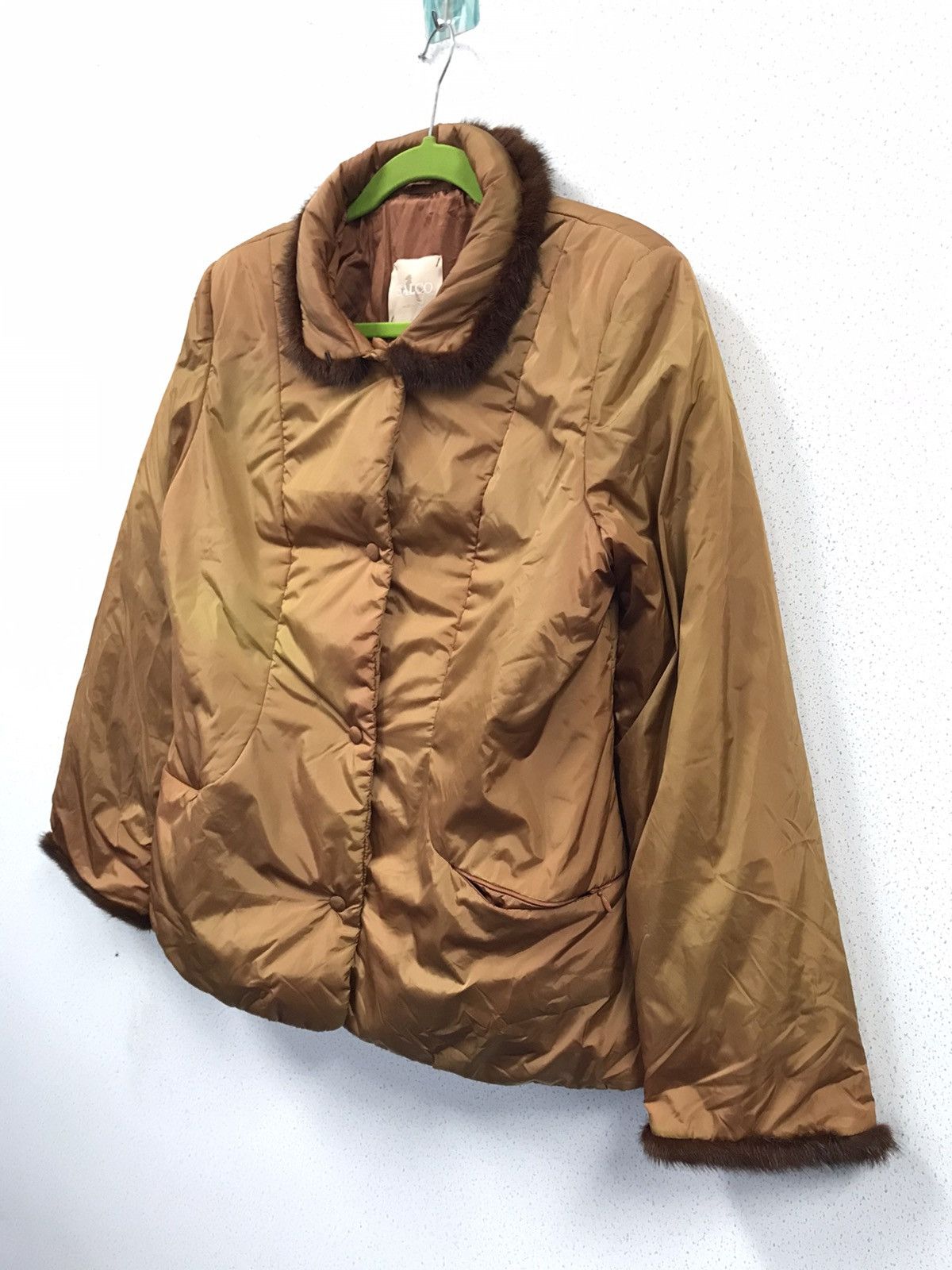 Vintage Salco Fur Puffer Jacket Size M / US 6-8 / IT 42-44 - 4 Thumbnail