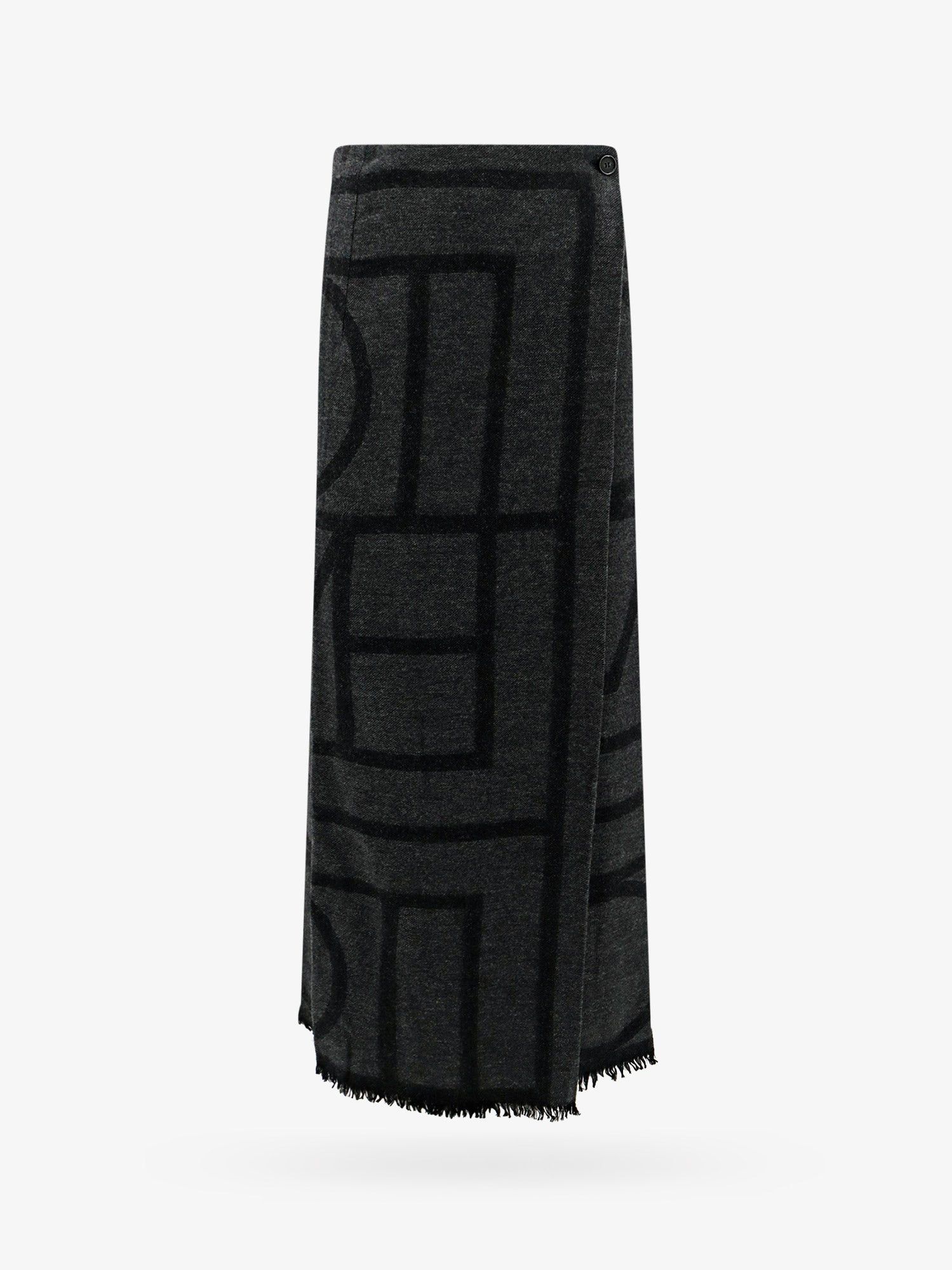 image of Toteme Skirt Woman Grey Skirts, Women's (Size 26)