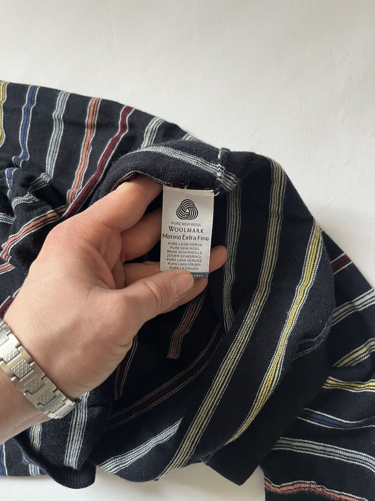 Lacoste Vintage Lacoste Striped Crewneck Sweatshir Size US M / EU 48-50 / 2 - 5 Thumbnail