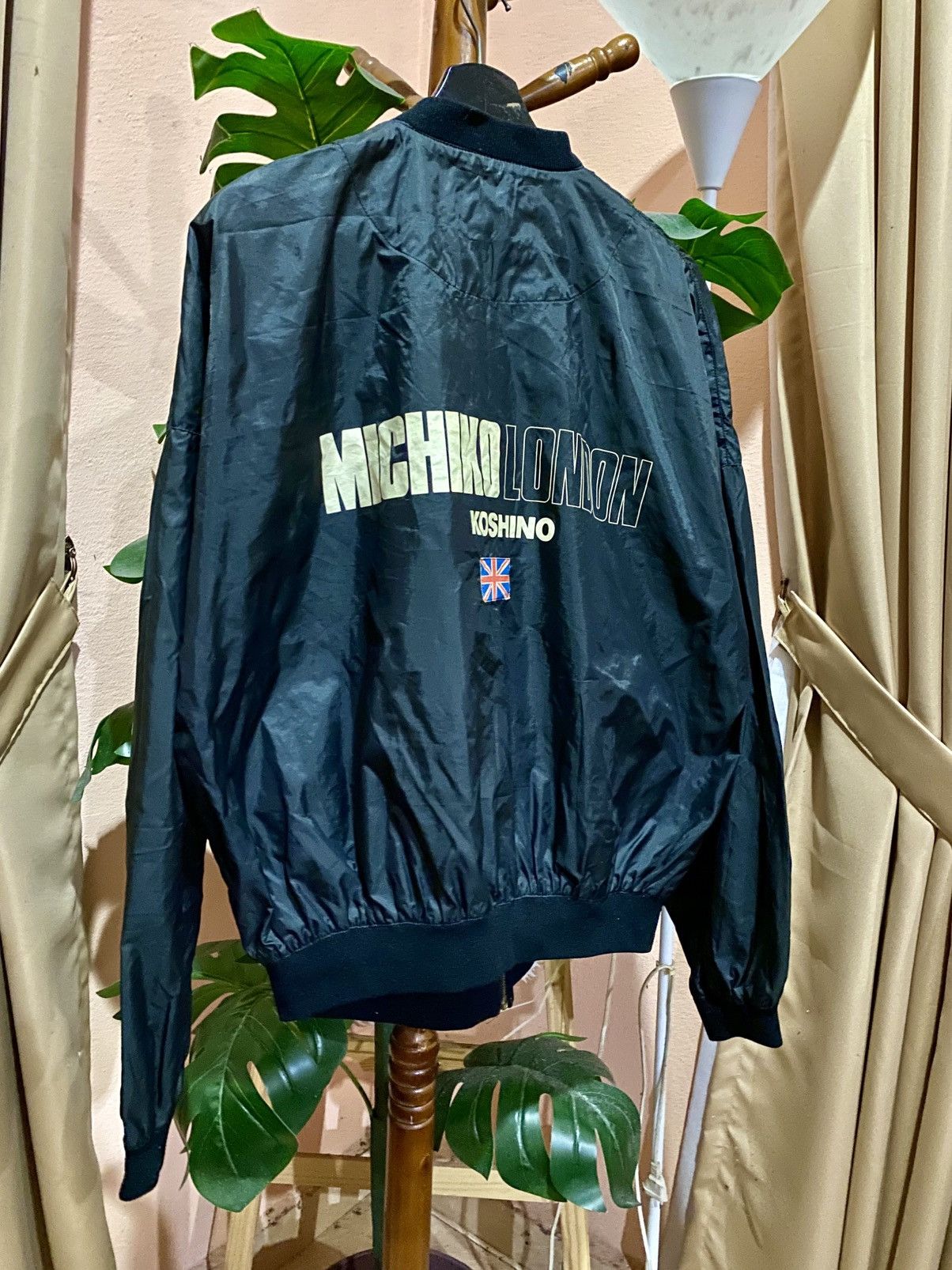 Michiko Koshino London Vintage Michiko Koshino London Bomber Jacket Nylon Size US L / EU 52-54 / 3 - 5 Thumbnail