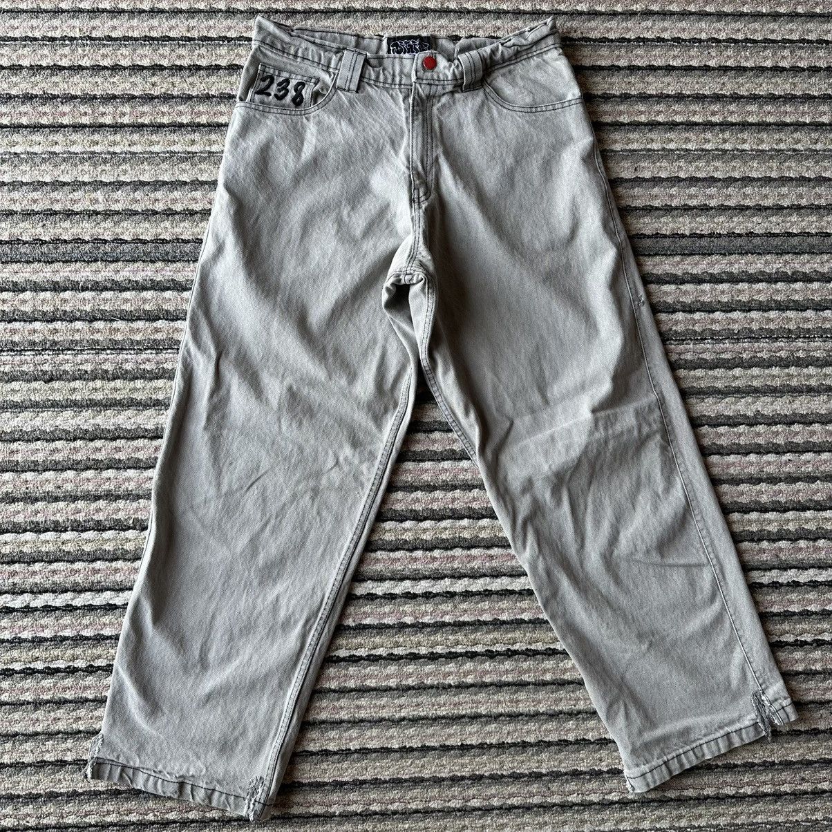 Other Digits 238 Robo Denim Grey JNCO Style Wide Leg Men’s Jeans Size US 32 / EU 48 - 7 Thumbnail