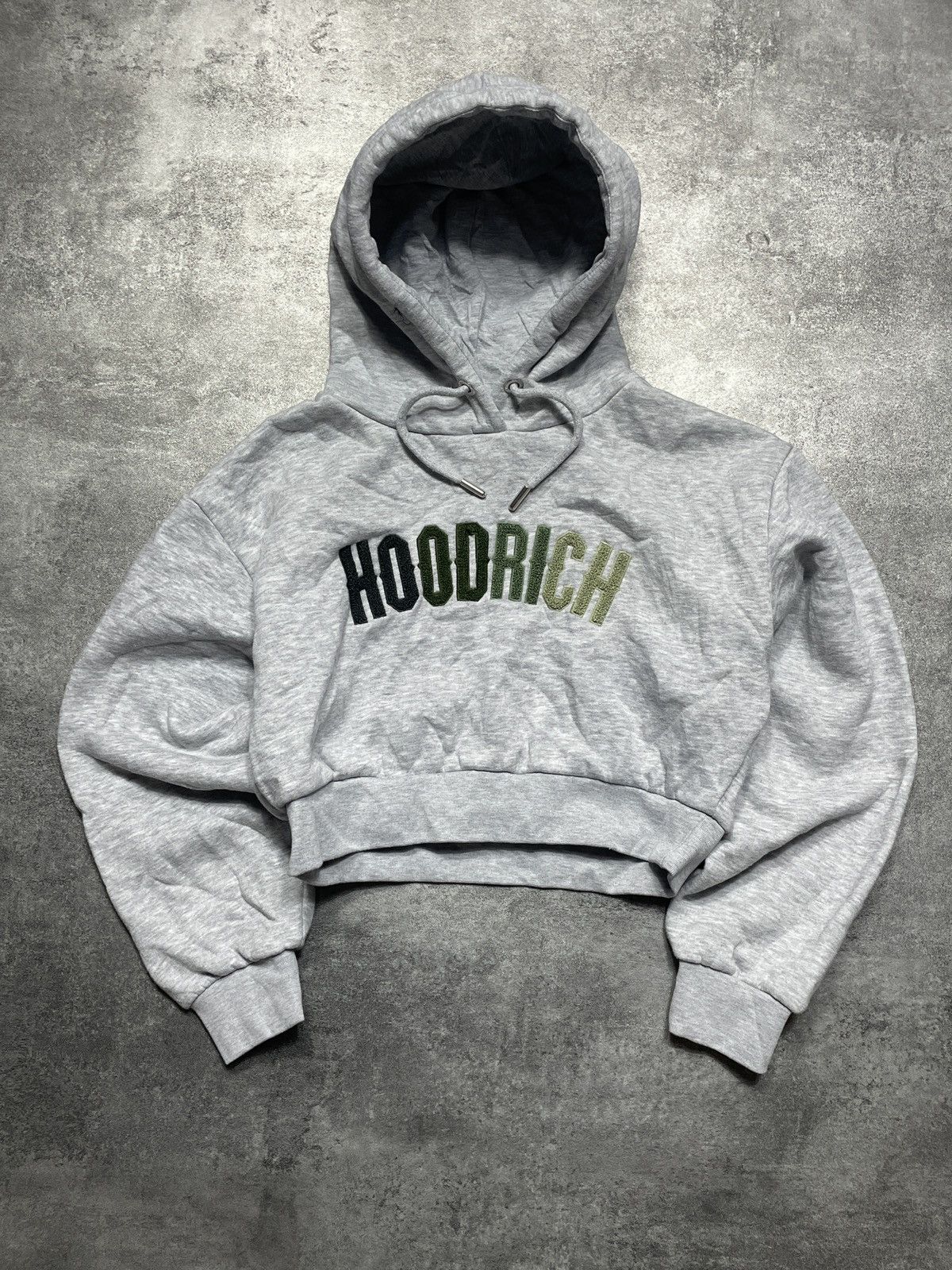 Hoodrich 🔥Offers🔥Hoodrich Short Hoodie Hype Streetwear Spellout Size XS / US 0-2 / IT 36-38 - 5 Thumbnail