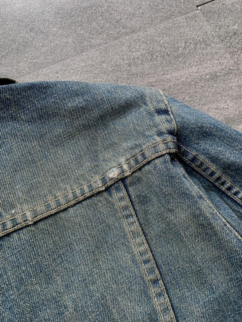 Helmut Lang FREE TAX! Stained Wash Denim Jacket Size US XS / EU 42 / 0 - 5 Thumbnail