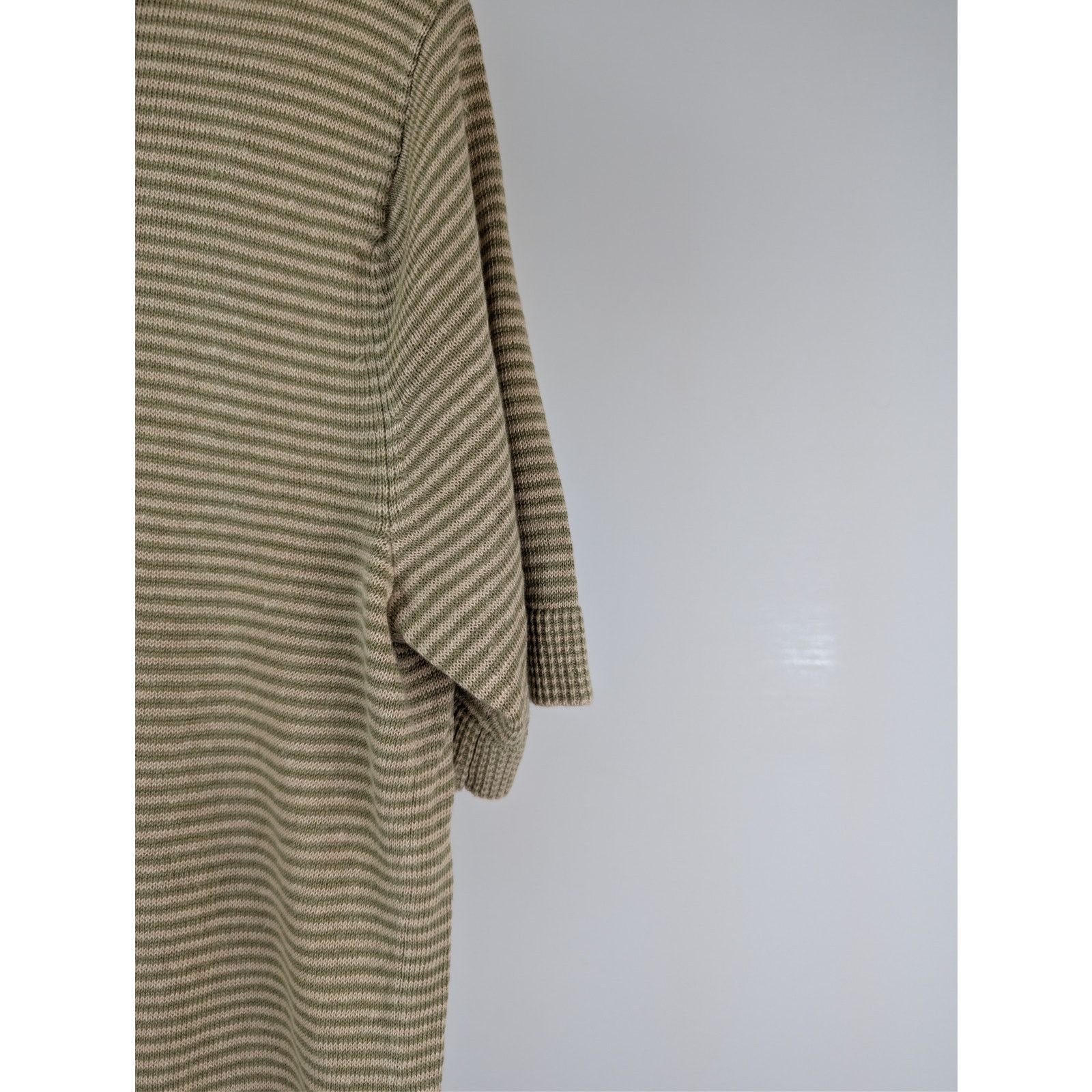 Todd Snyder o1rshd1 CC20 Relaxed Linen Stripe Montauk Polo Shirt Beige Size US S / EU 44-46 / 1 - 13 Thumbnail