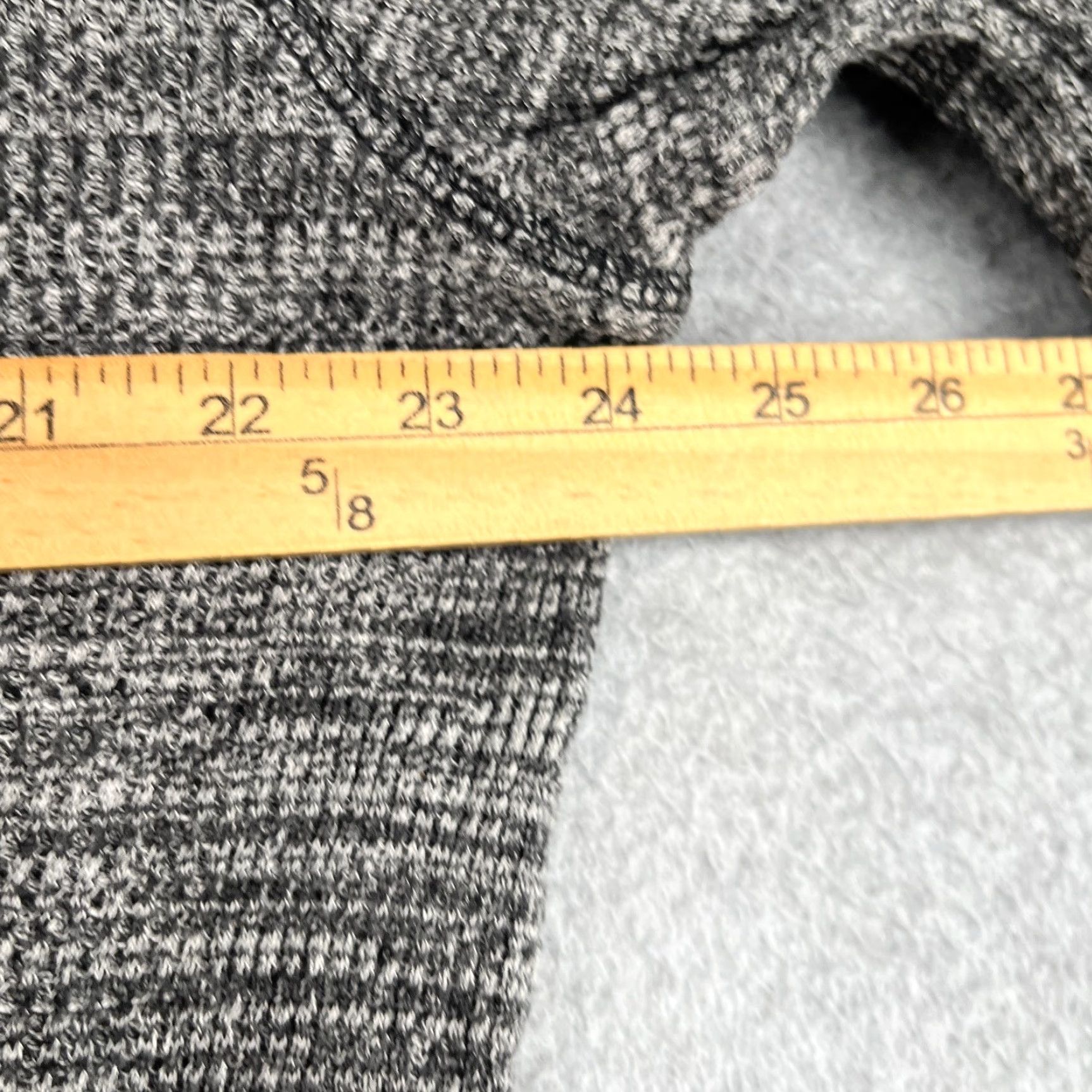 Express Express Shirt Mens XL Gray Henley Waffle Knit Long Sleeve Pullover Size US XL / EU 56 / 4 - 7 Thumbnail