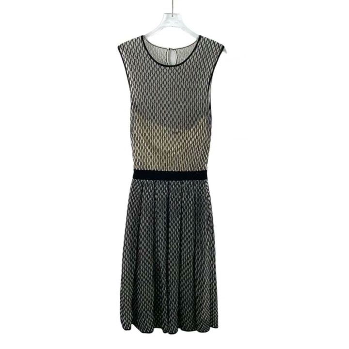 Dior Dior Color-Block Lace Sleeveless Dress Size S / US 4 / IT 40 - 1 Thumbnail