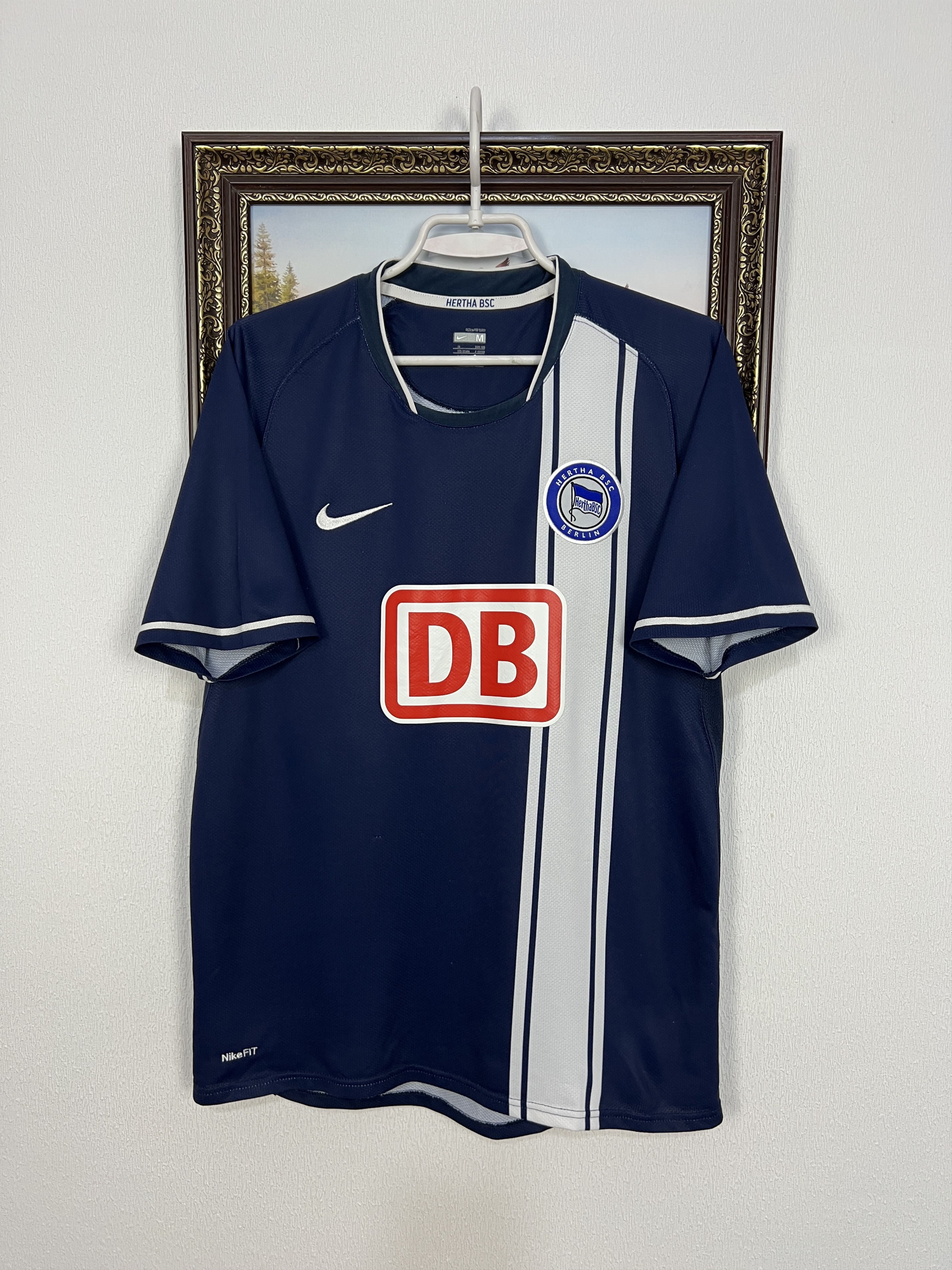 Nike Hertha Home football shirt 2007 Soccer Nike Jersey Mens Size US M / EU 48-50 / 2 - 1 Thumbnail