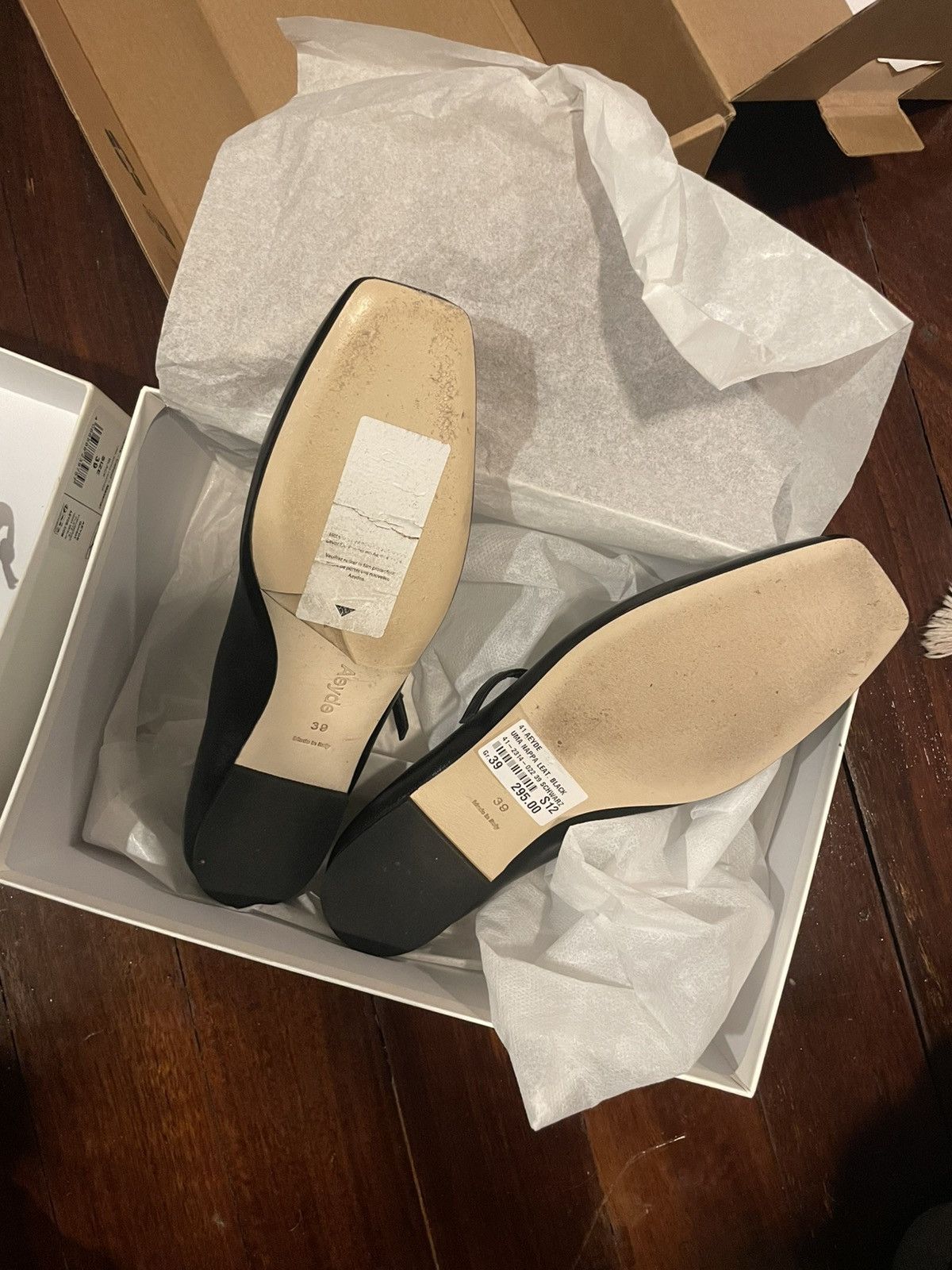 aeyde Aeyde Maryjane Leather Ballerina Shoes (Excl Cond) Size US 8 / IT 38 - 5 Thumbnail