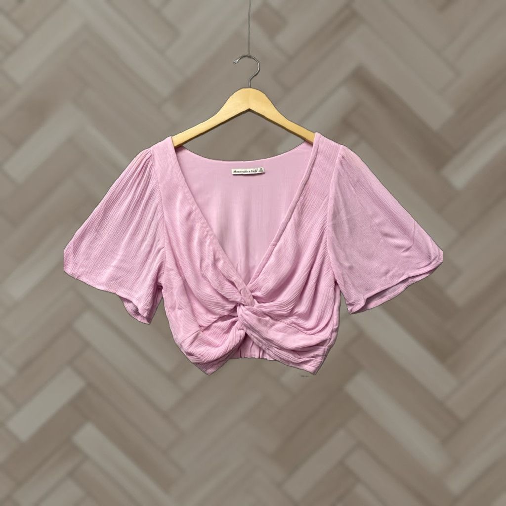 Abercrombie & Fitch Abercrombie & Fitch Crop Top Women XS Pink Sleeveless Scoop Pullover Casual Spring Summer Vintage? No (Vintage: No) Size XS / US 0-2 / IT 36-38 - 1 Thumbnail