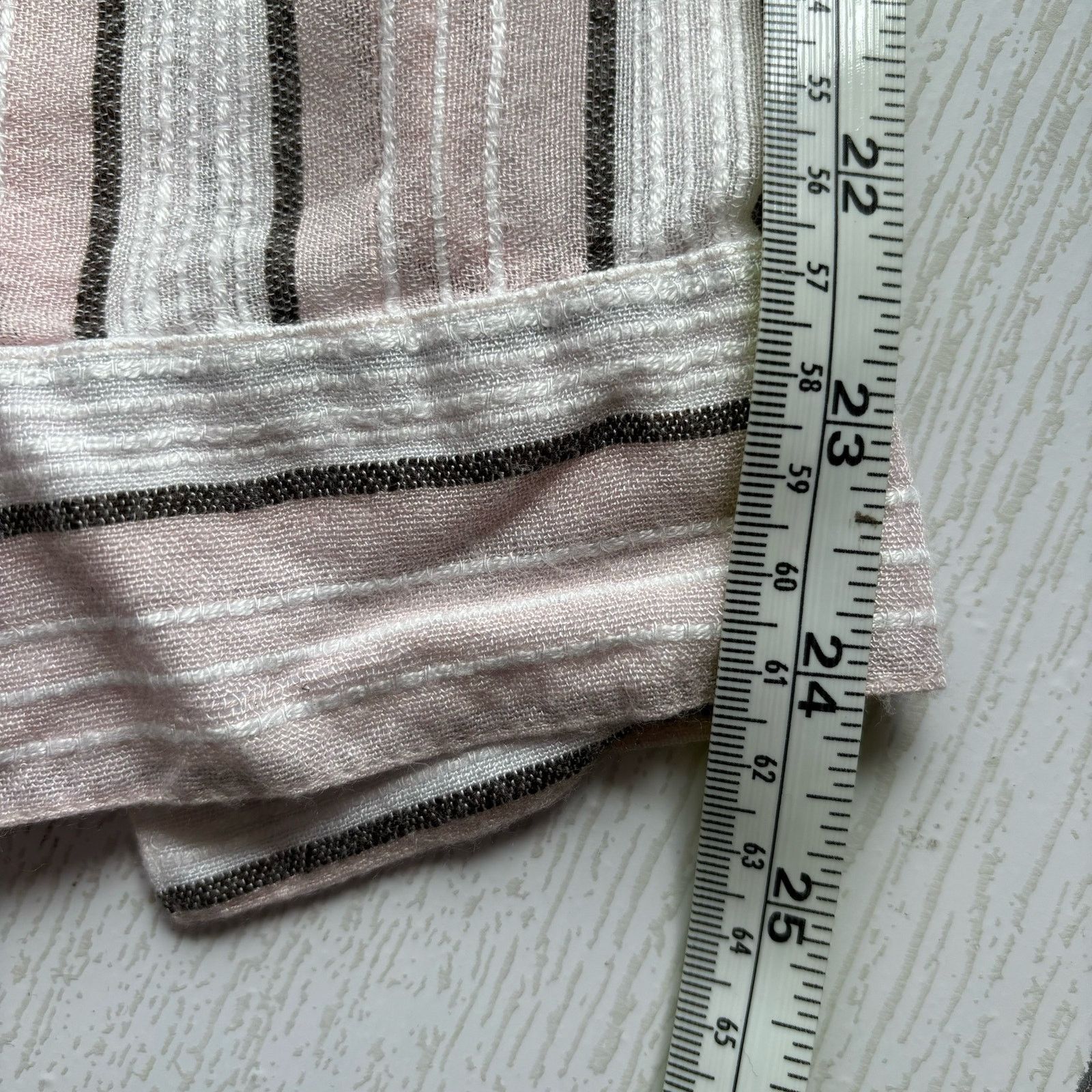 Other Vintage America Blues Pink & White Hi-Low Shirt Boho Size XL Size XL / US 12-14 / IT 48-50 - 7 Thumbnail