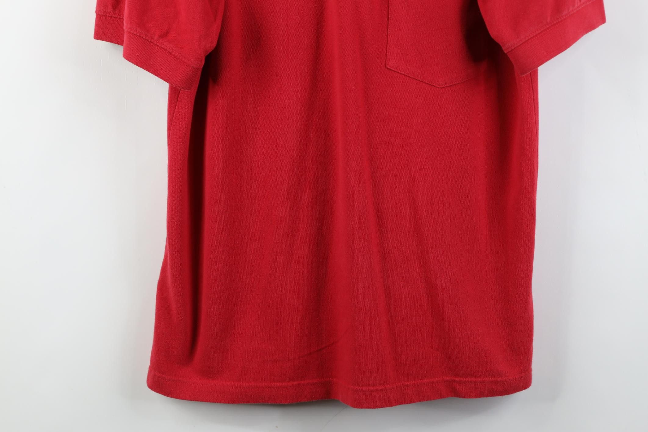 Vintage Vintage 80s 90s Streetwear Penguin Knit Golf Polo Shirt Red Size US M / EU 48-50 / 2 - 3 Thumbnail