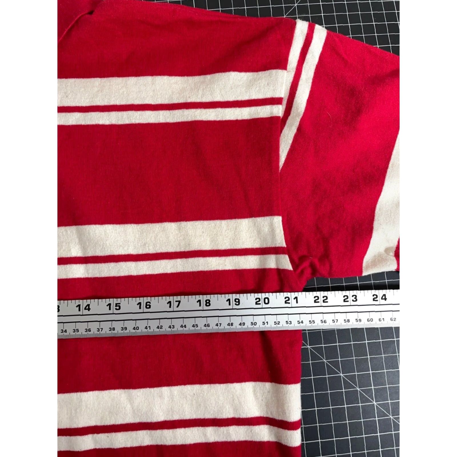 Vintage VINTAGE L.L. Bean Polo Shirt Men's Shirt Adult Large Red White Striped 90s Preppy USA Made Size US L / EU 52-54 / 3 - 5 Thumbnail