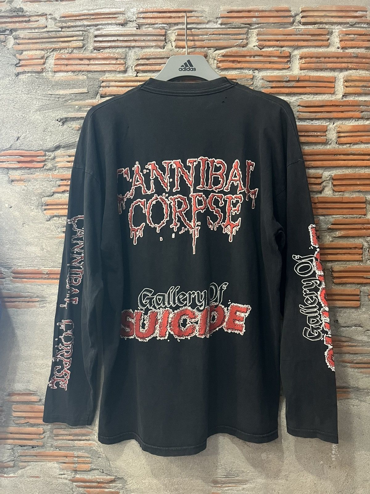 Band Tees Vintage CANNIBAL CORPSE 98’s Gallery Of SUICIDE Tshirt Size US XL / EU 56 / 4 - 3 Thumbnail