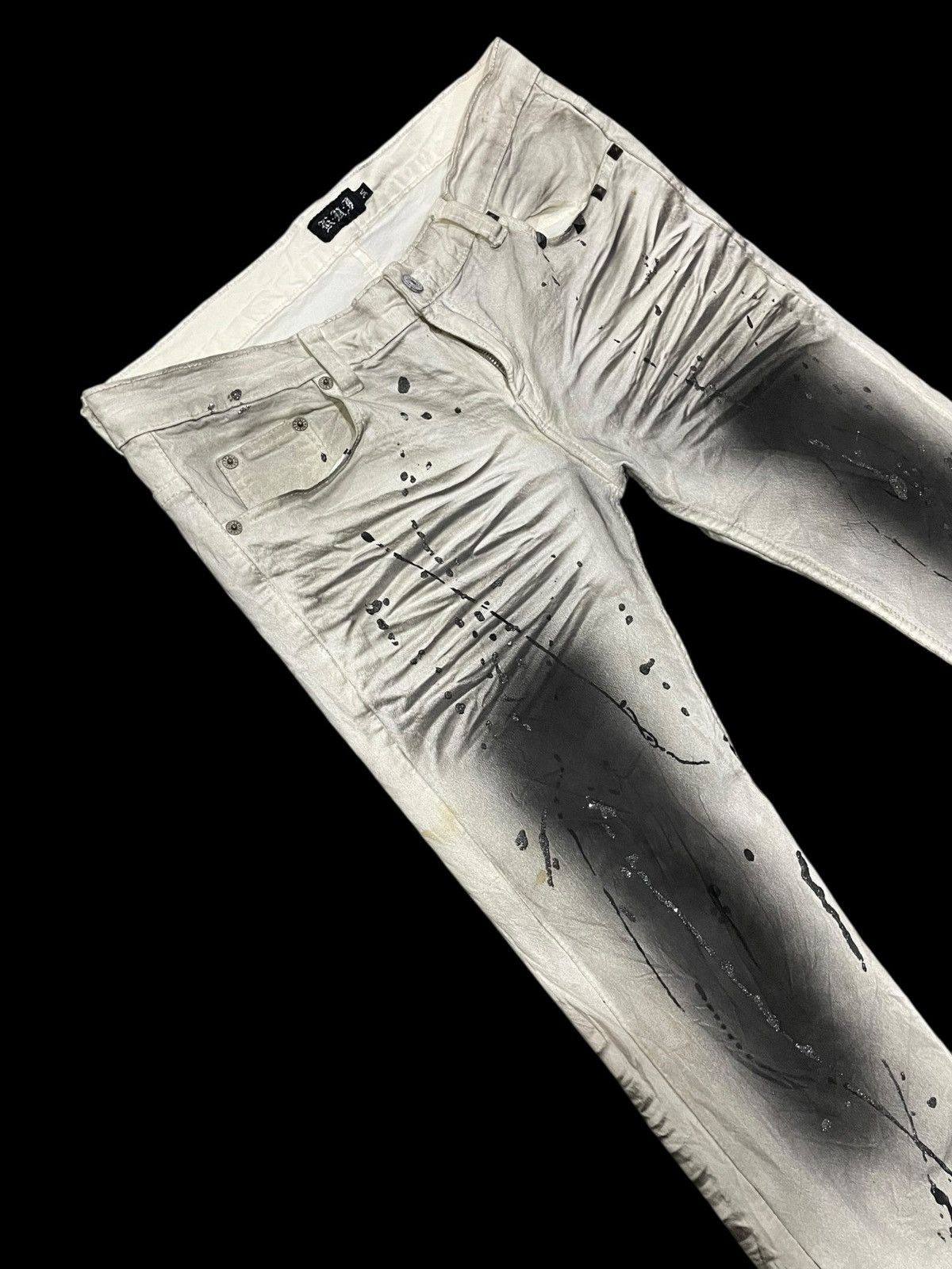 If Six Was Nine Flare K.U.I Punk Gothic Jeans Size US 34 / EU 50 - 4 Thumbnail
