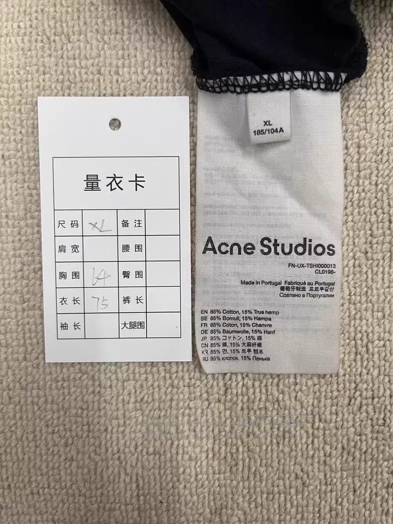 Acne Studios Acne Studios FW22 1996 Series Letter Printed Crewneck Shor Size US XL / EU 56 / 4 - 5 Thumbnail